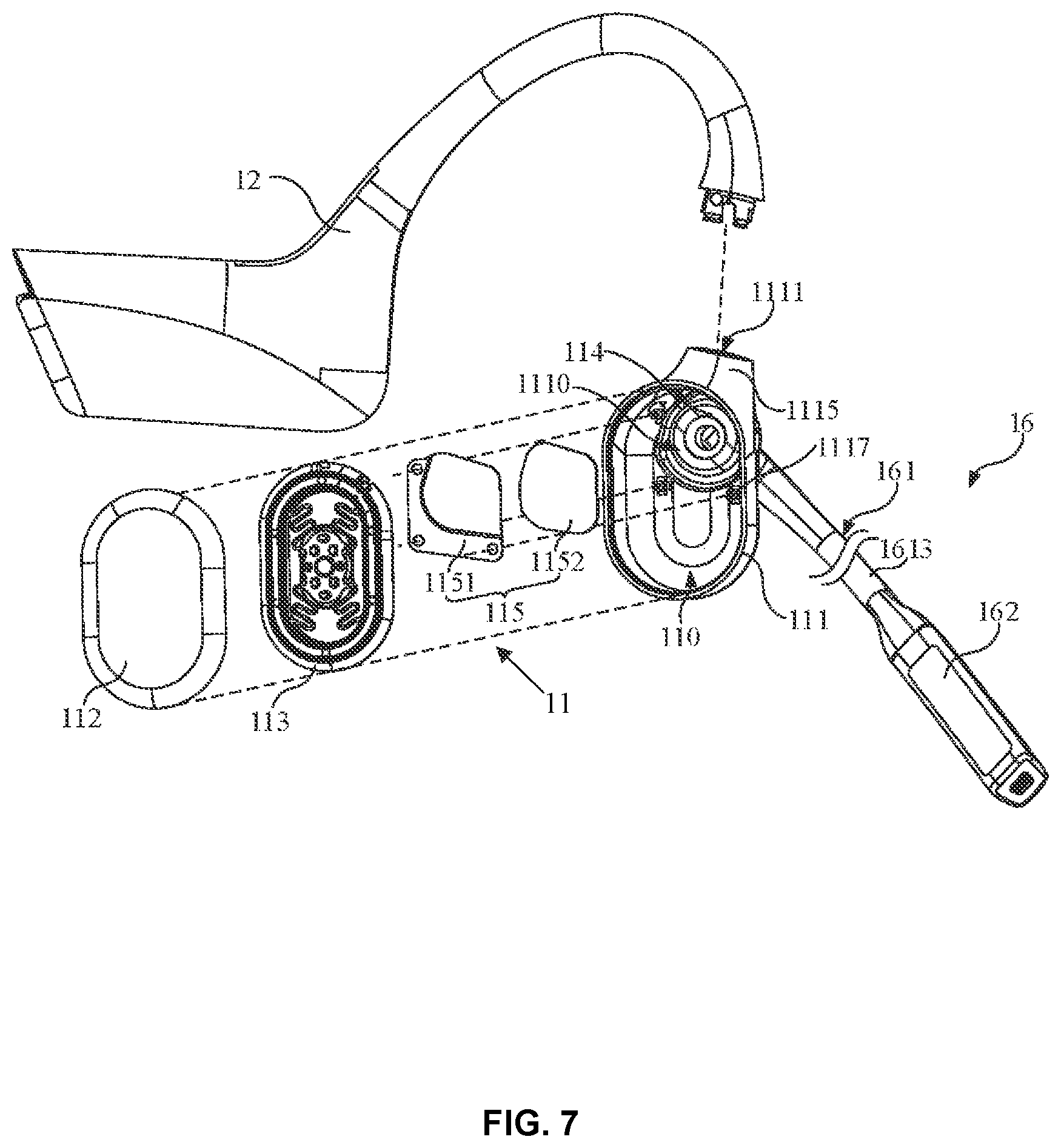 Patent US12101589 Figure 7 – Acoustic output apparatuses