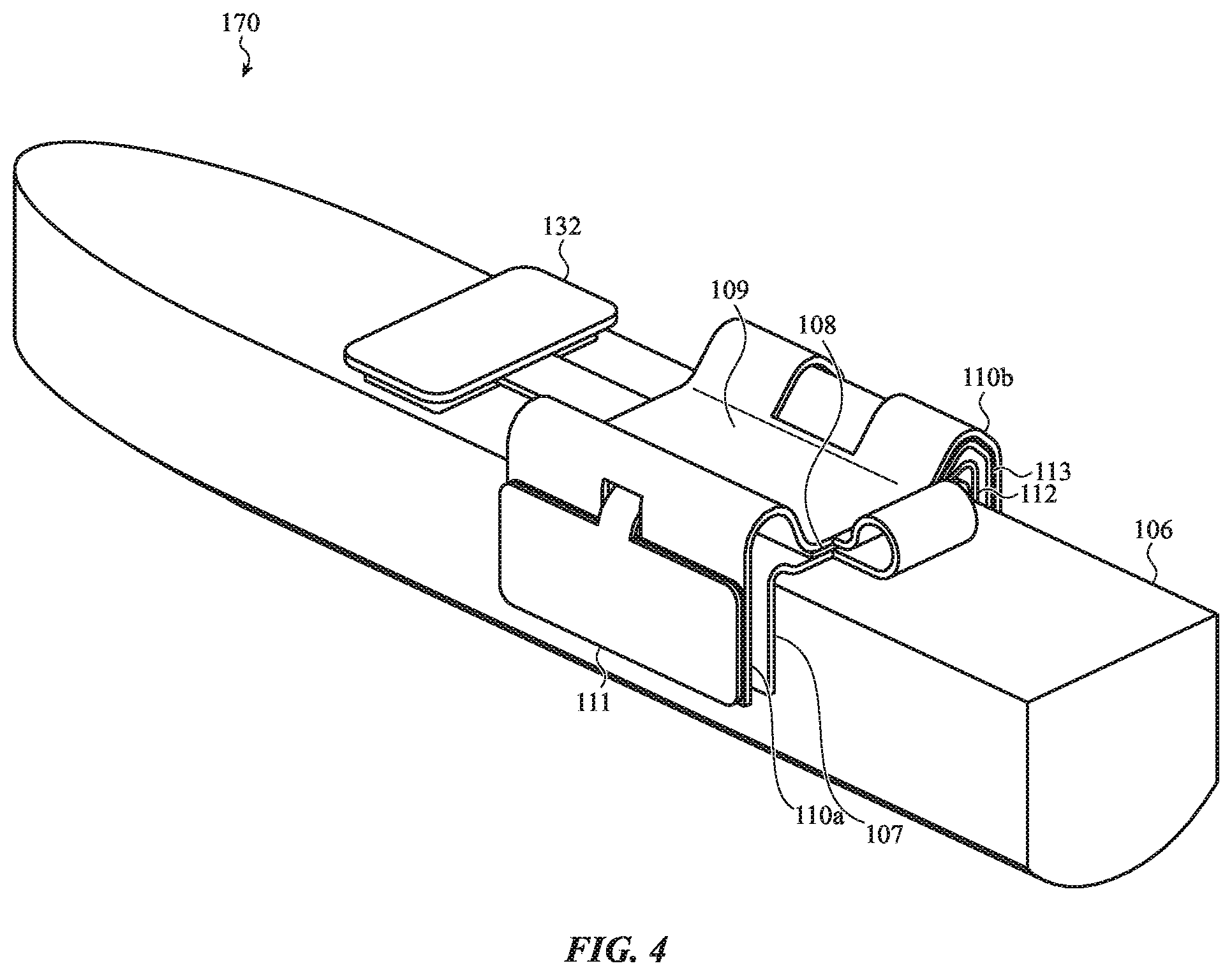 Patent US12101590 Figure 8 – Force-activated earphone