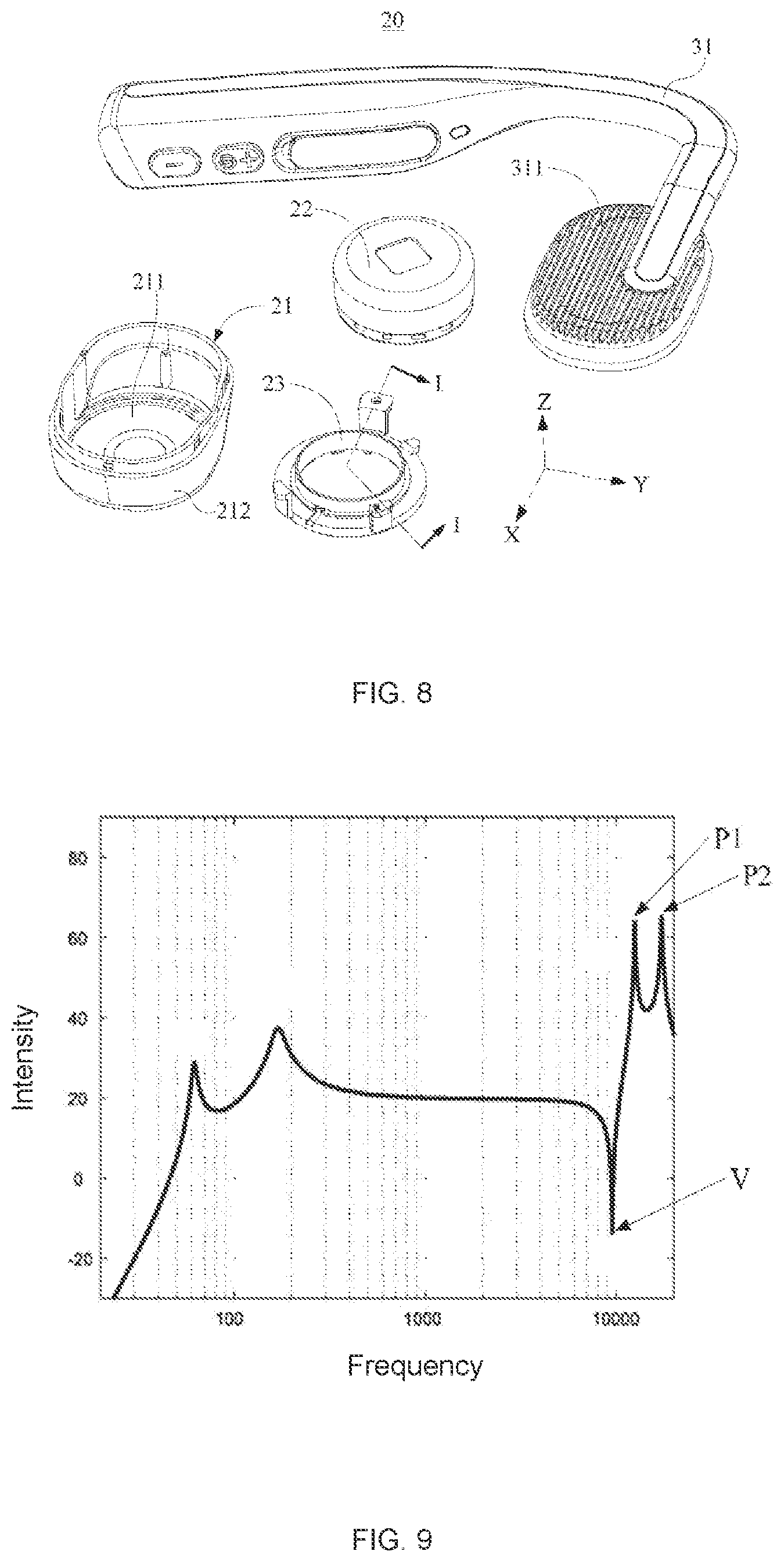 Patent US12101593 Figure 5 – Bone conduction earphones