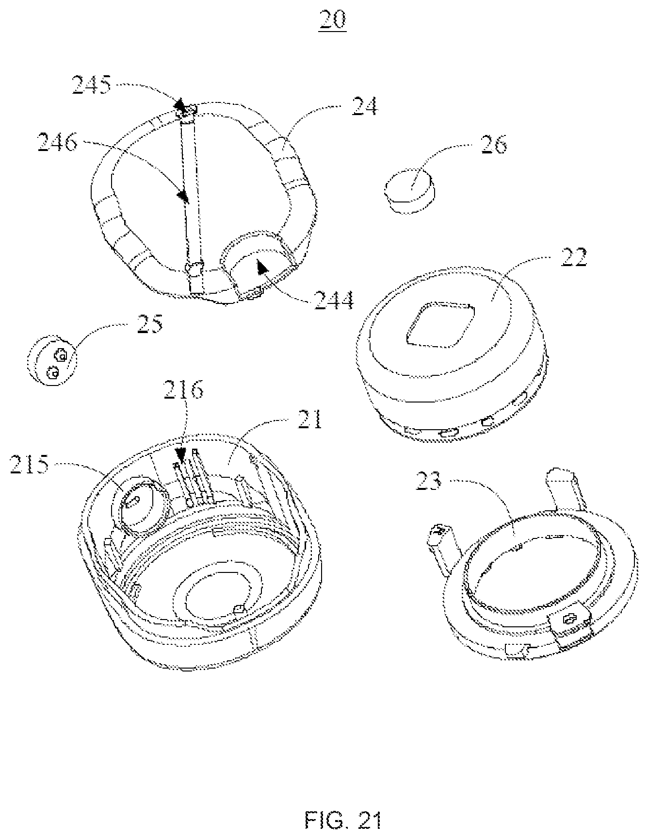 Patent US12101593 Figure 12 – Bone conduction earphones