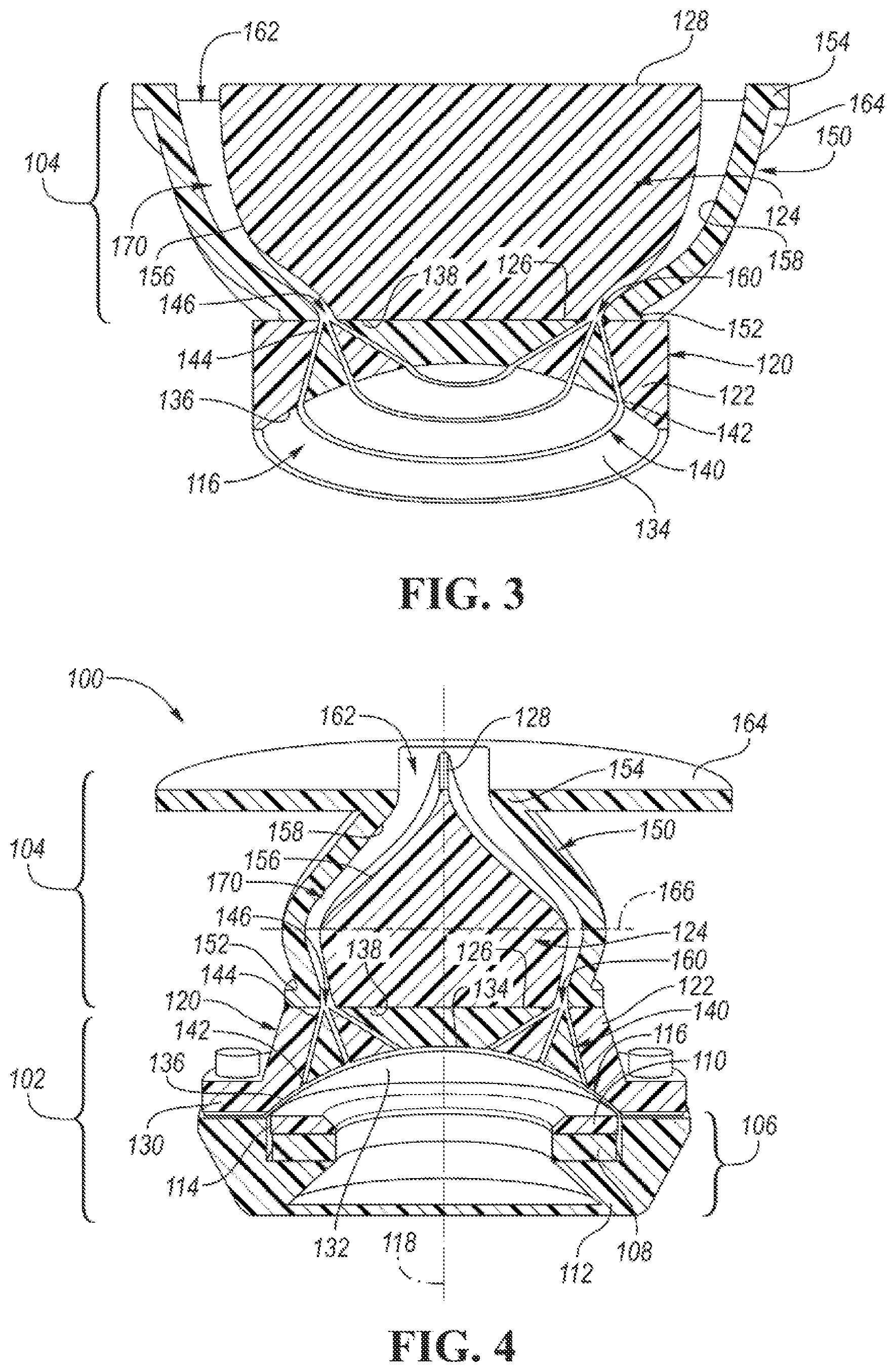 Patent US12101598 Figure 2 – Compression driver with dome diaphragm and annular exit