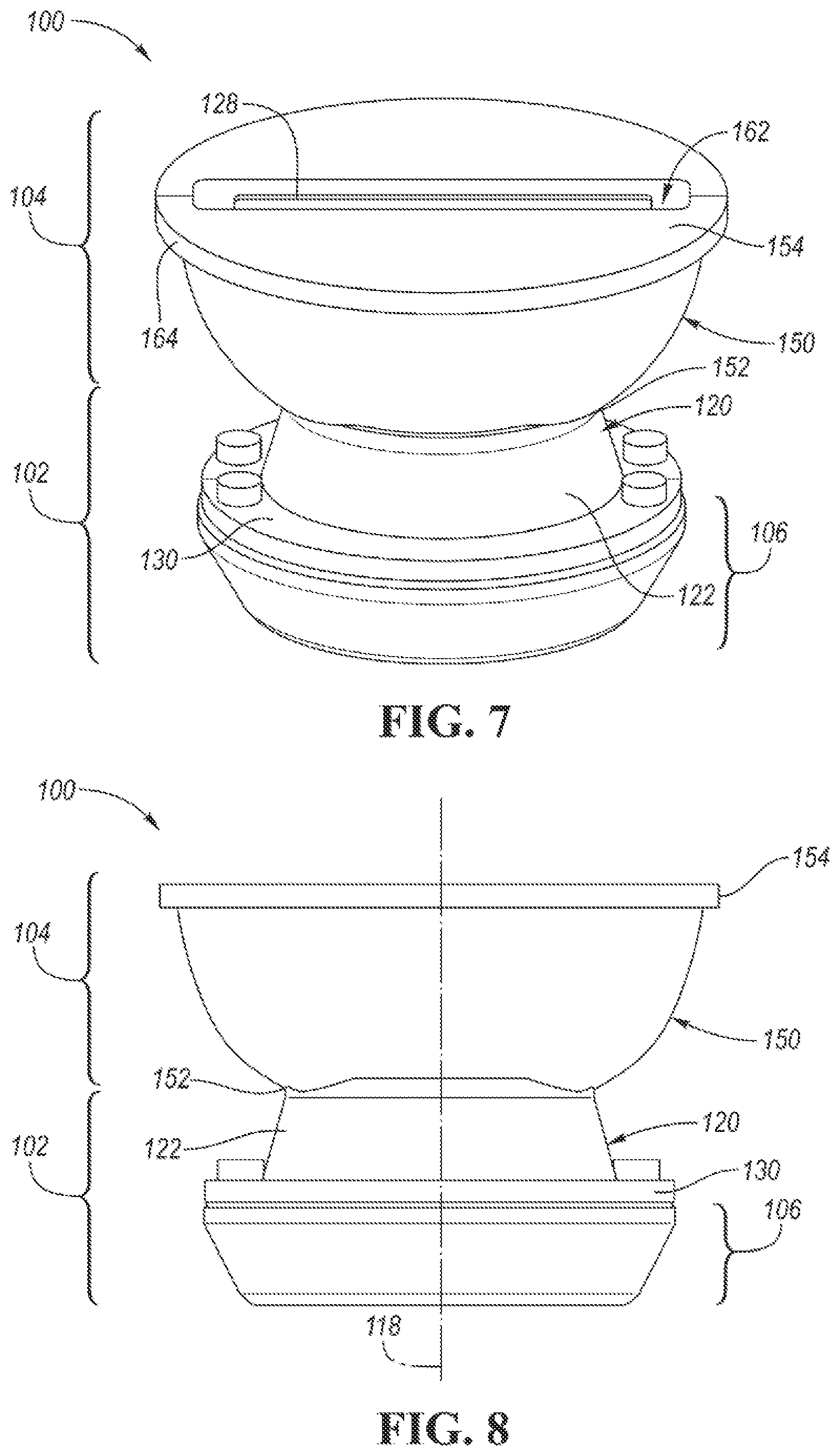 Patent US12101598 Figure 4 – Compression driver with dome diaphragm and annular exit