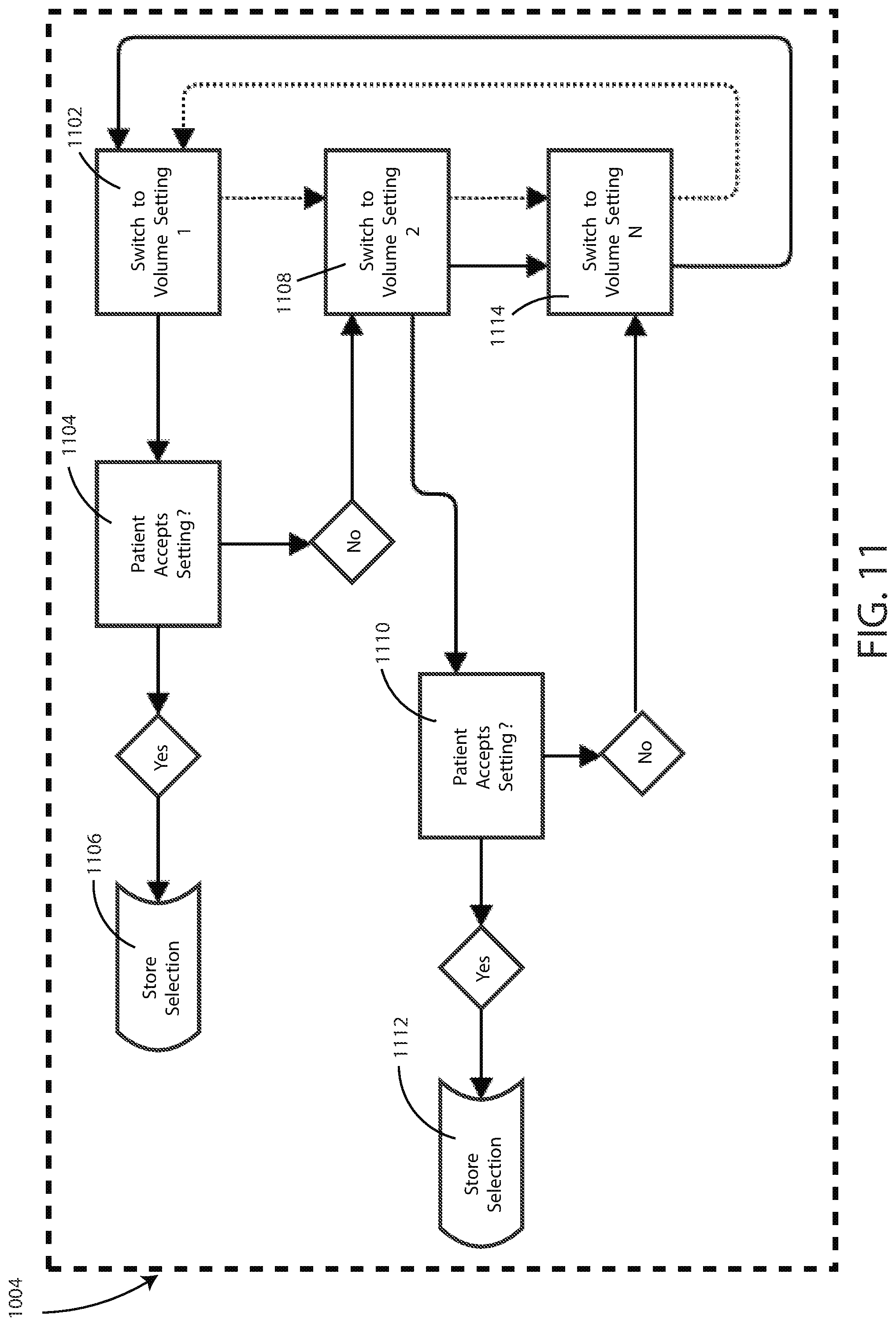 Patent US12101604 Figure 11 – Systems, devices and methods for fitting hearing assistance devices