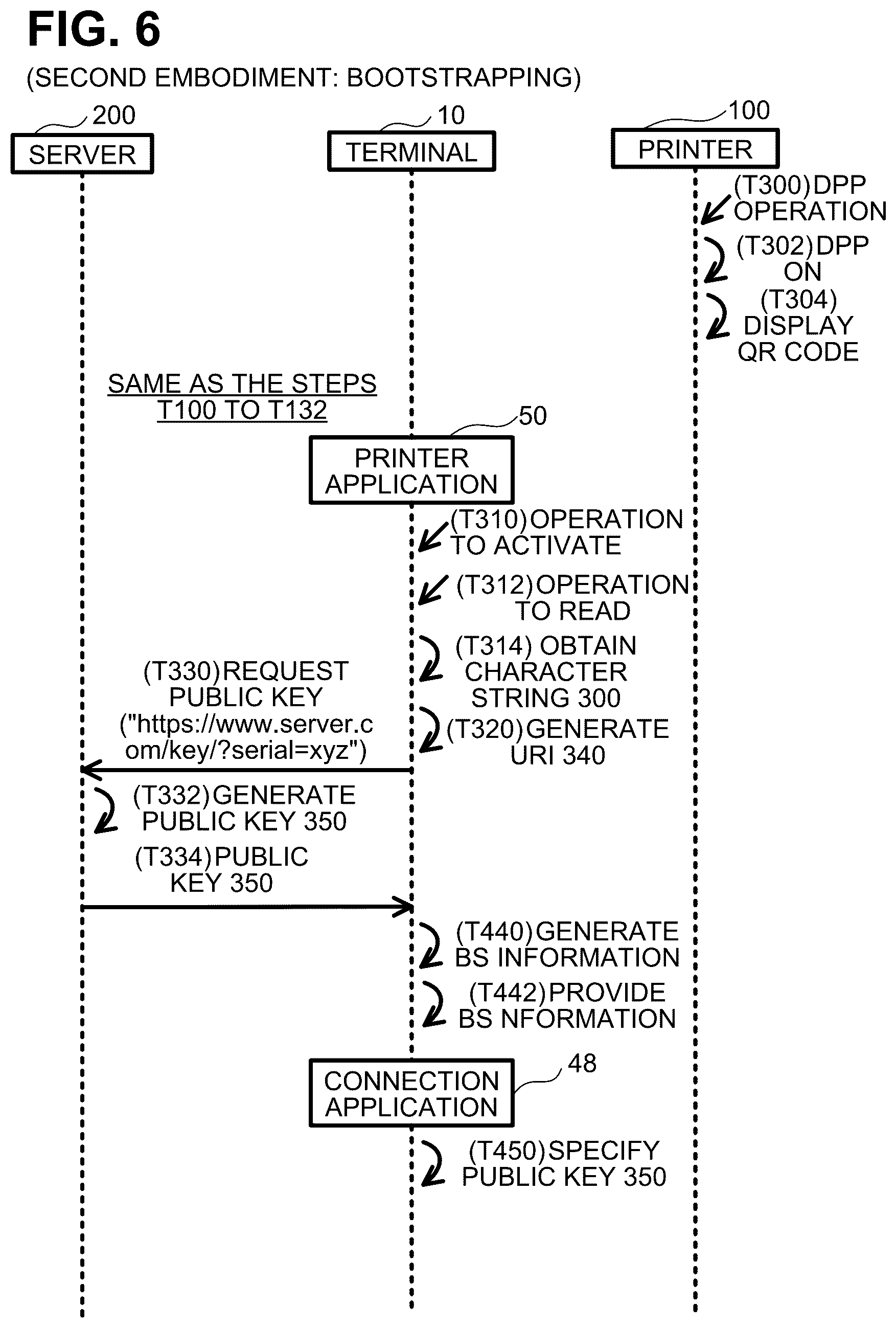Patent US12101628 Figure 6 – Communication system, non-transitory computer-readable medium for terminal, and communication apparatus