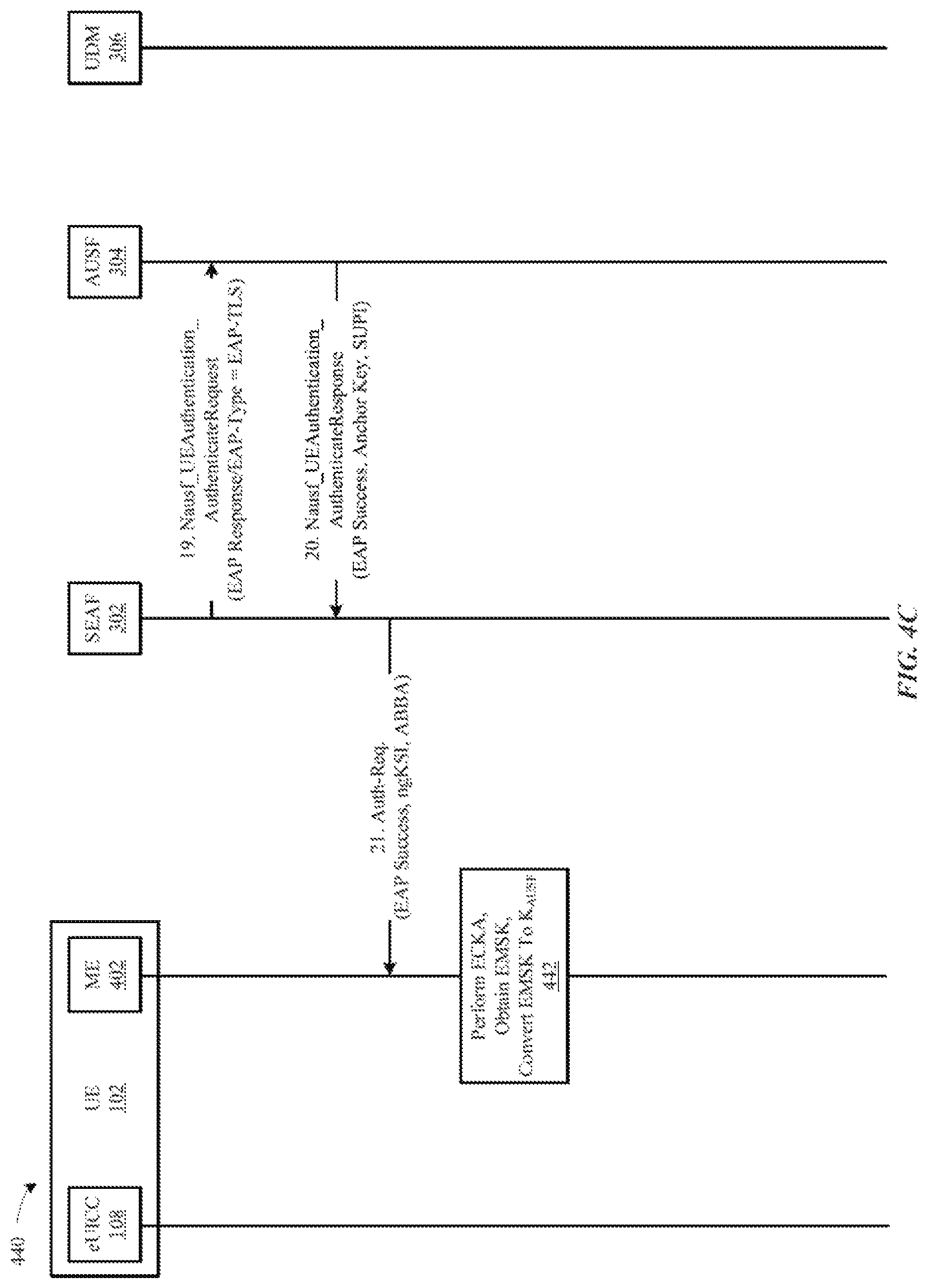 Patent US12101630 Figure 7 – Mobile device authentication without electronic subscriber identity module (eSIM) credentials
