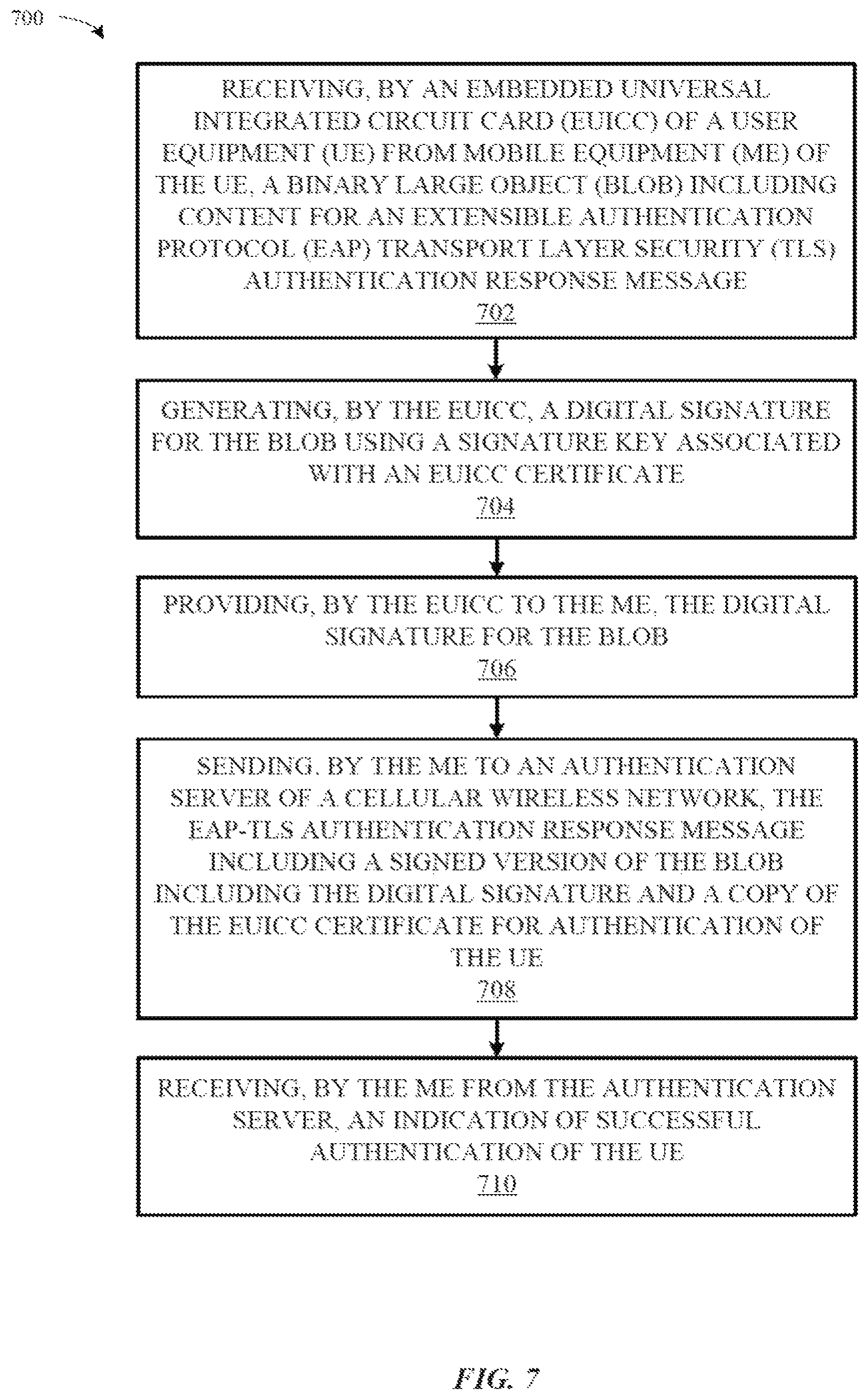 Patent US12101630 Figure 13 – Mobile device authentication without electronic subscriber identity module (eSIM) credentials