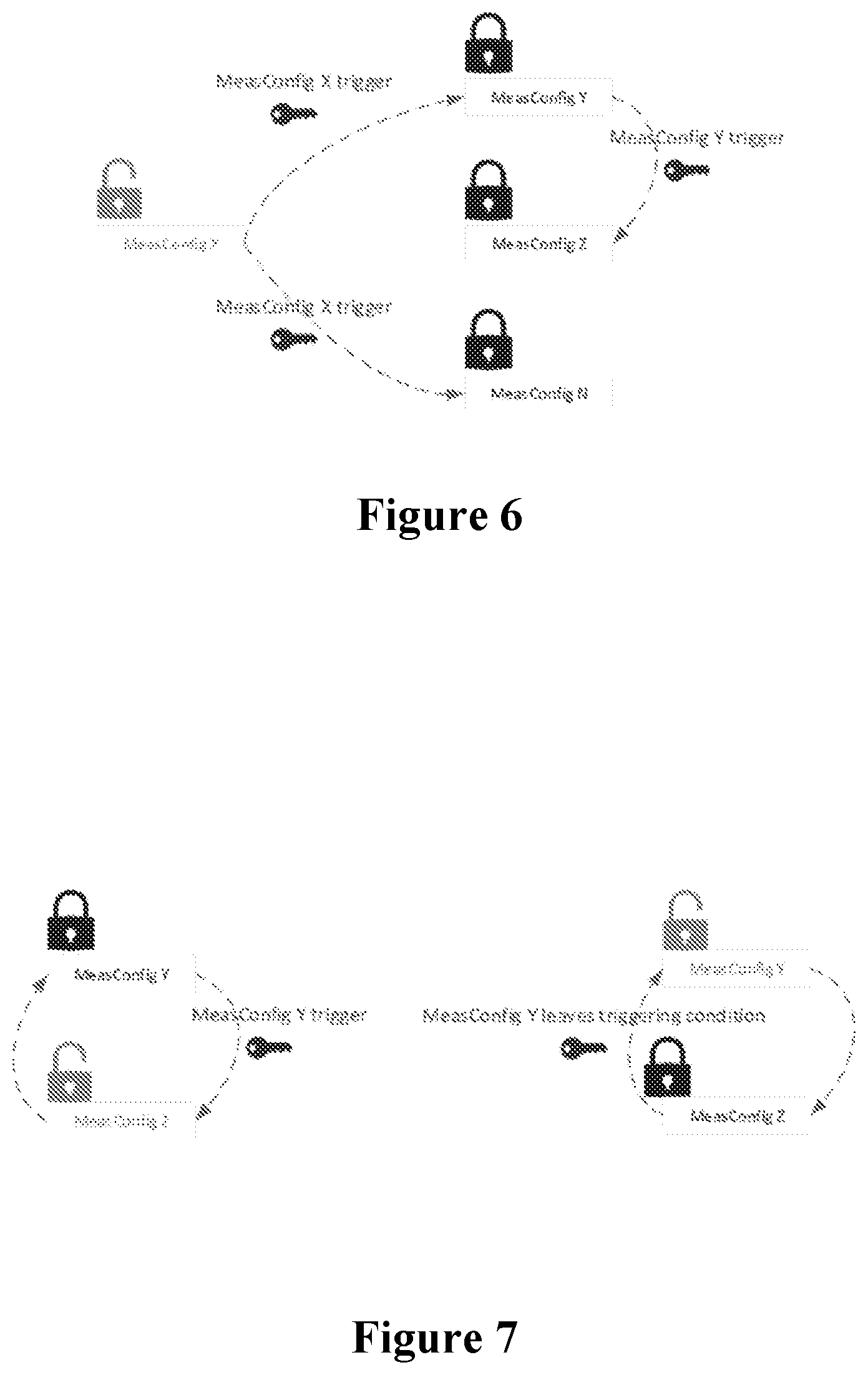 Patent US12101657 Figure 4 – Methods for activation/deactivation of measurement configurations via linkage