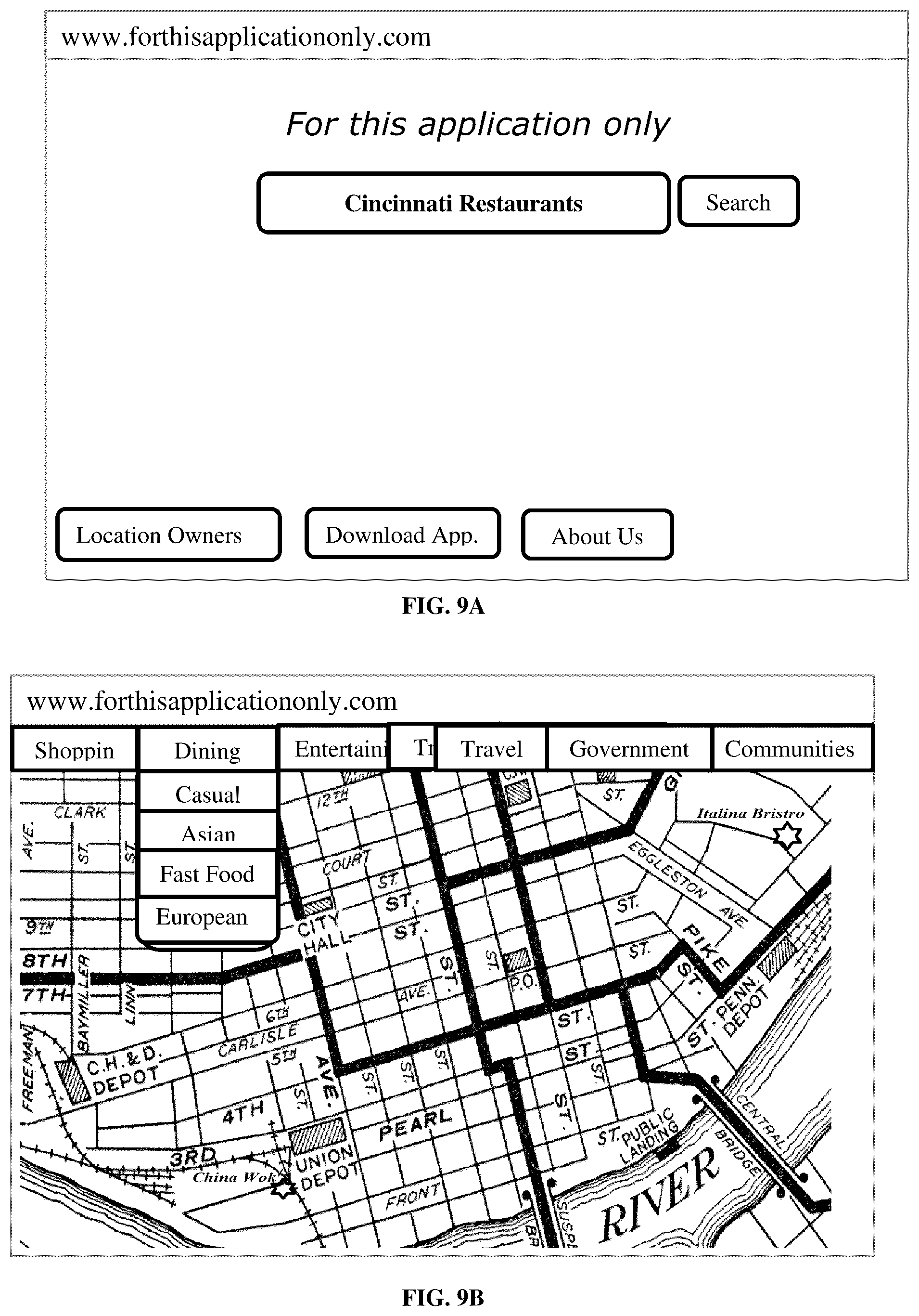Patent US12101682 Figure 9 – Geo-based information provision, search and access method and software system