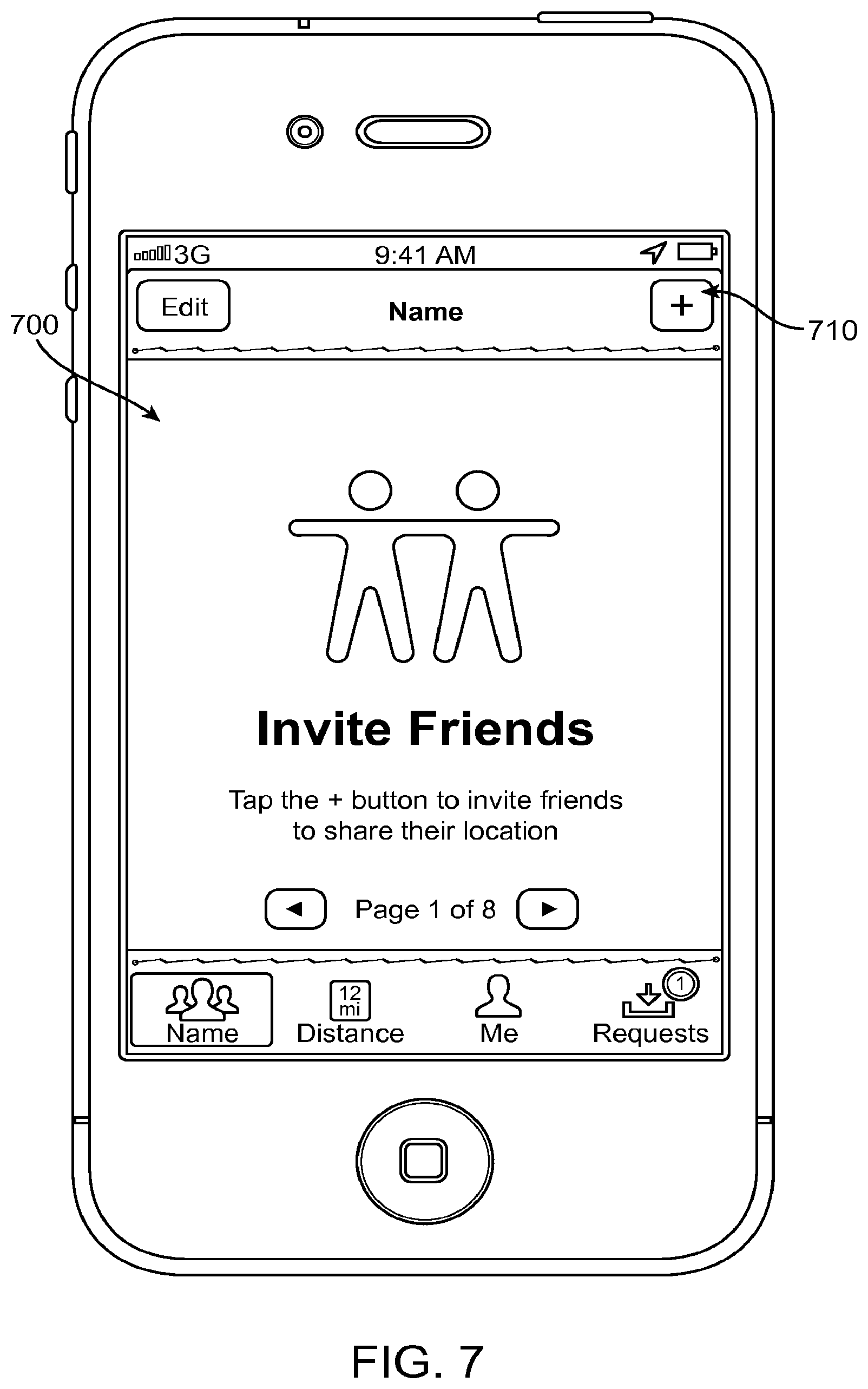 Patent US12101687 Figure 8 – Identifying and locating users on a mobile network