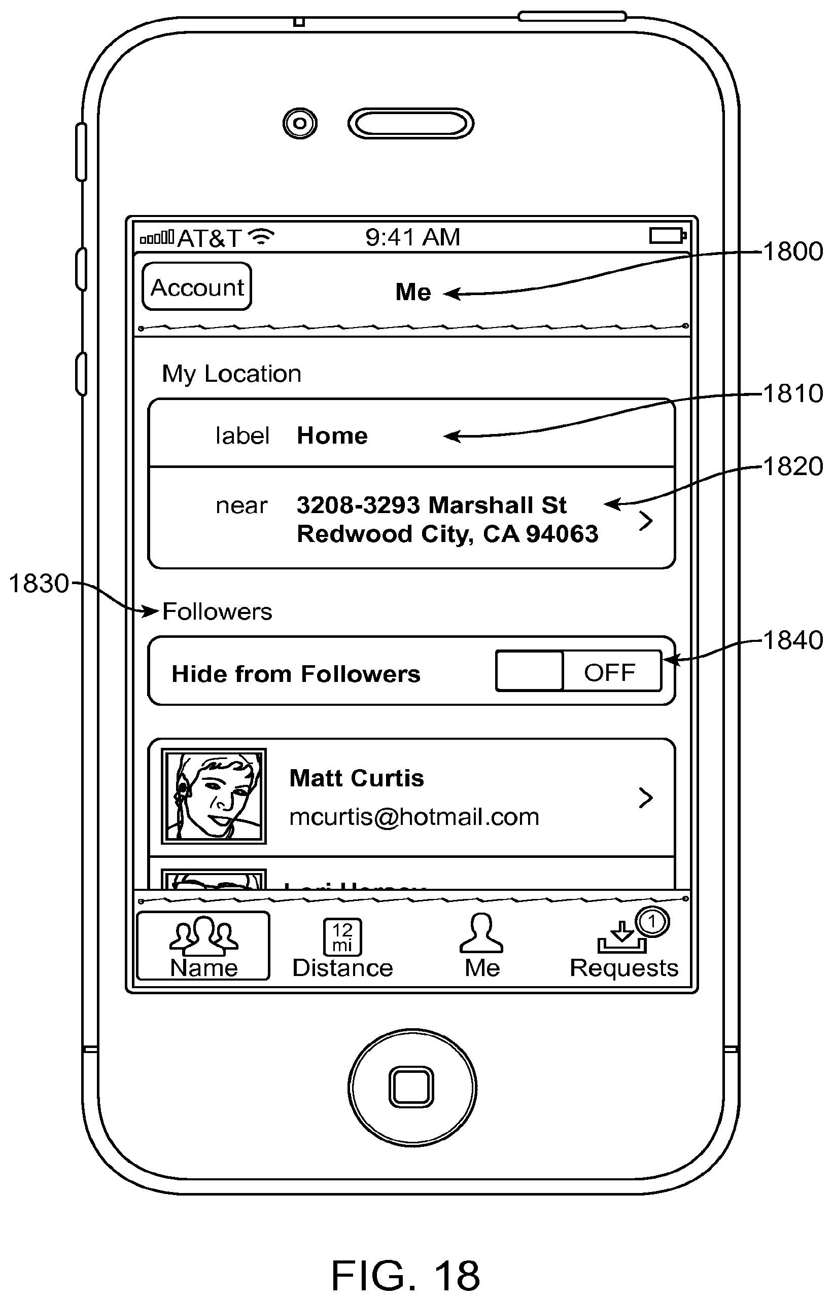 Patent US12101687 Figure 19 – Identifying and locating users on a mobile network