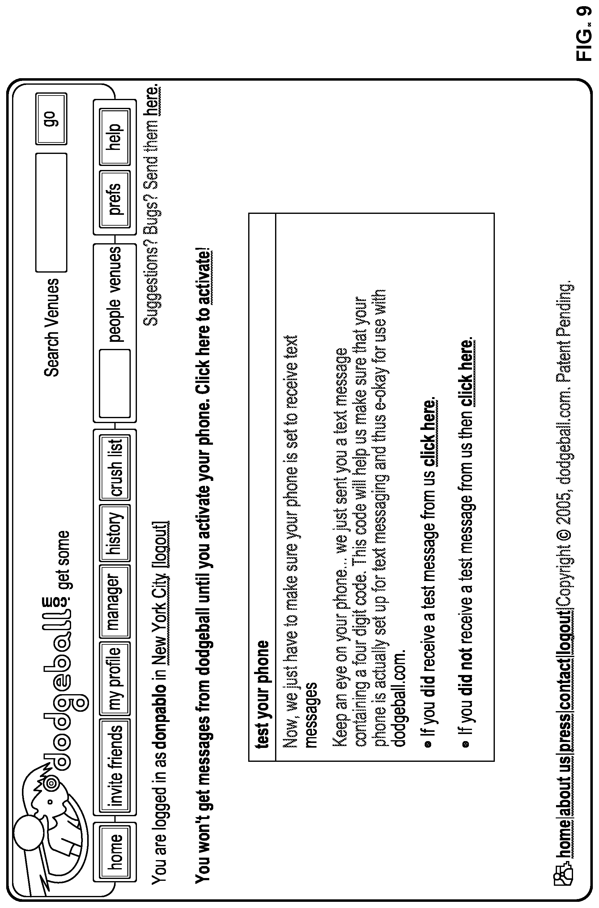 Patent US12101695 Figure 9 – Location-based social software for mobile devices