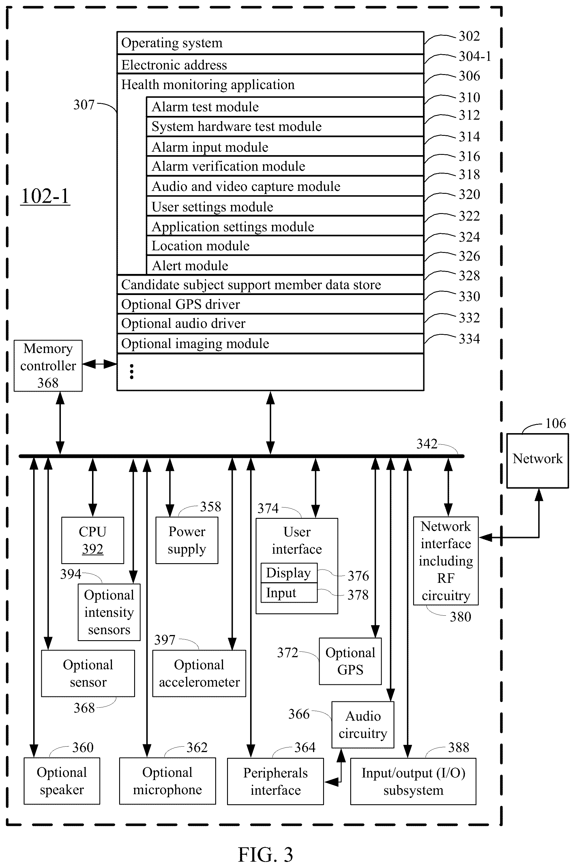 Patent US12101706 Figure 4 – Systems and methods for health monitoring and providing emergency support
