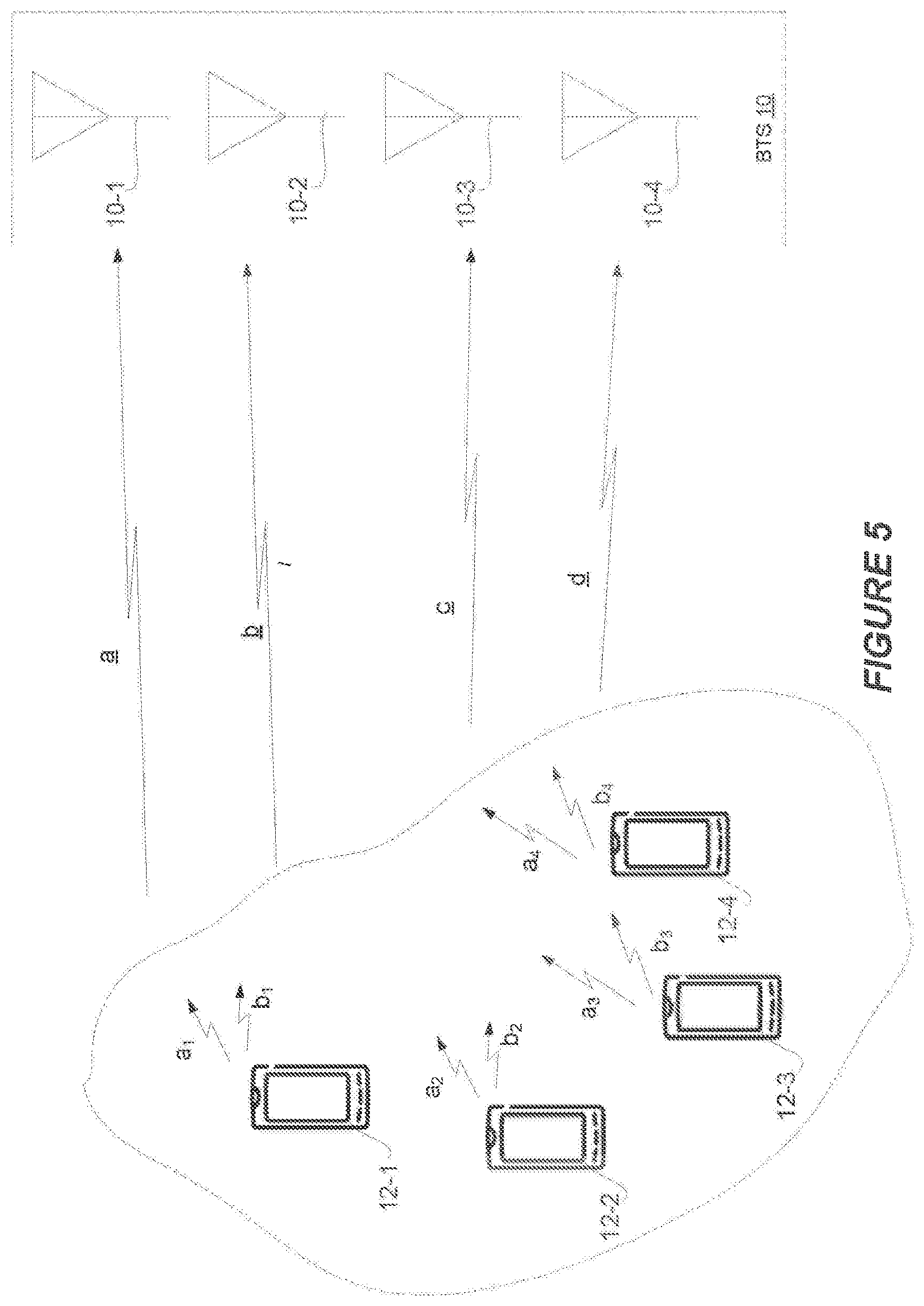 Patent US12101713 Figure 5 – Systems/methods of bandwidth variability and/or air interface variability responsive to a size of data to be transmitted