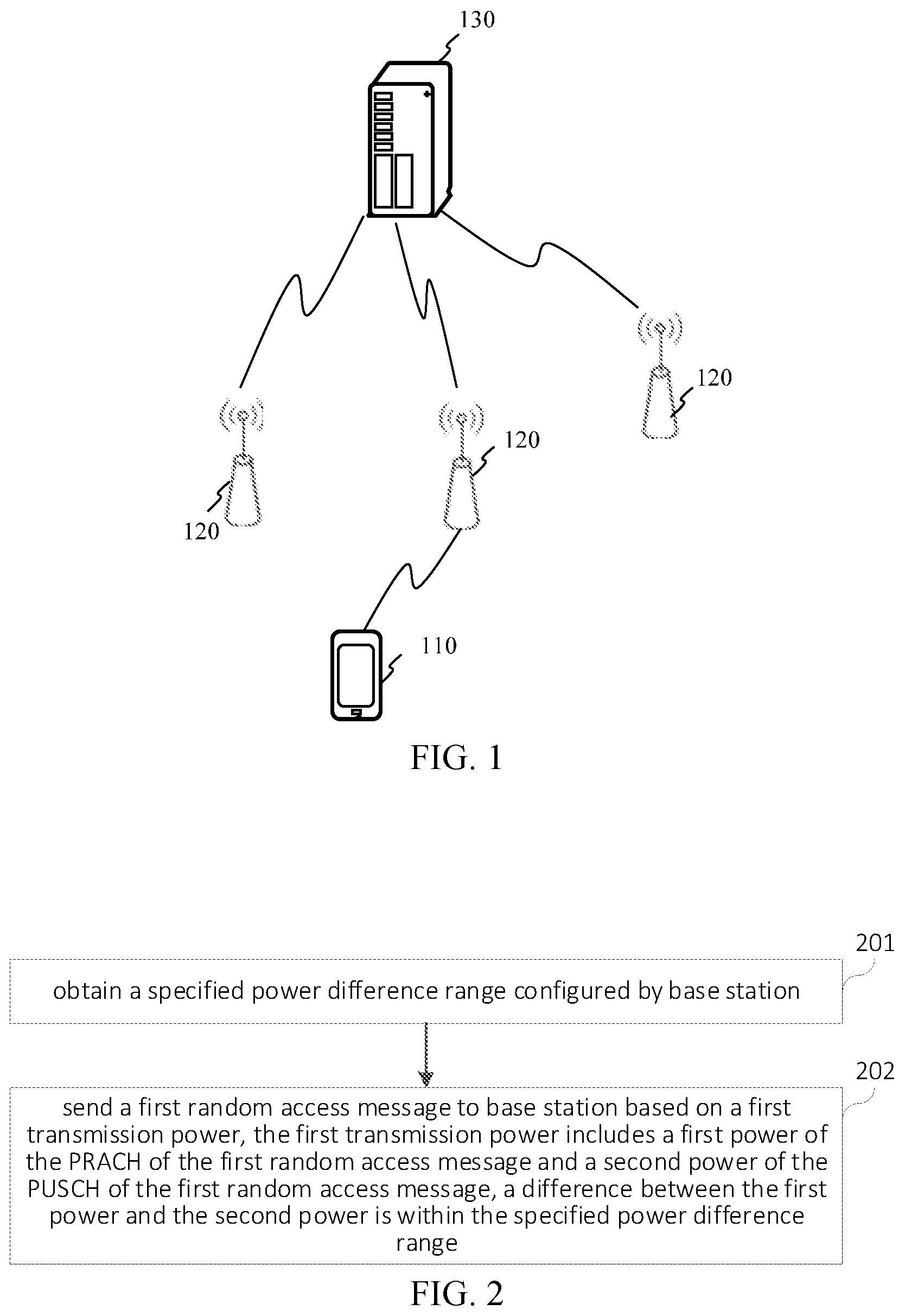 Patent US12101722 — Random access message transmission method and apparatus, and storage medium — Figure 1
