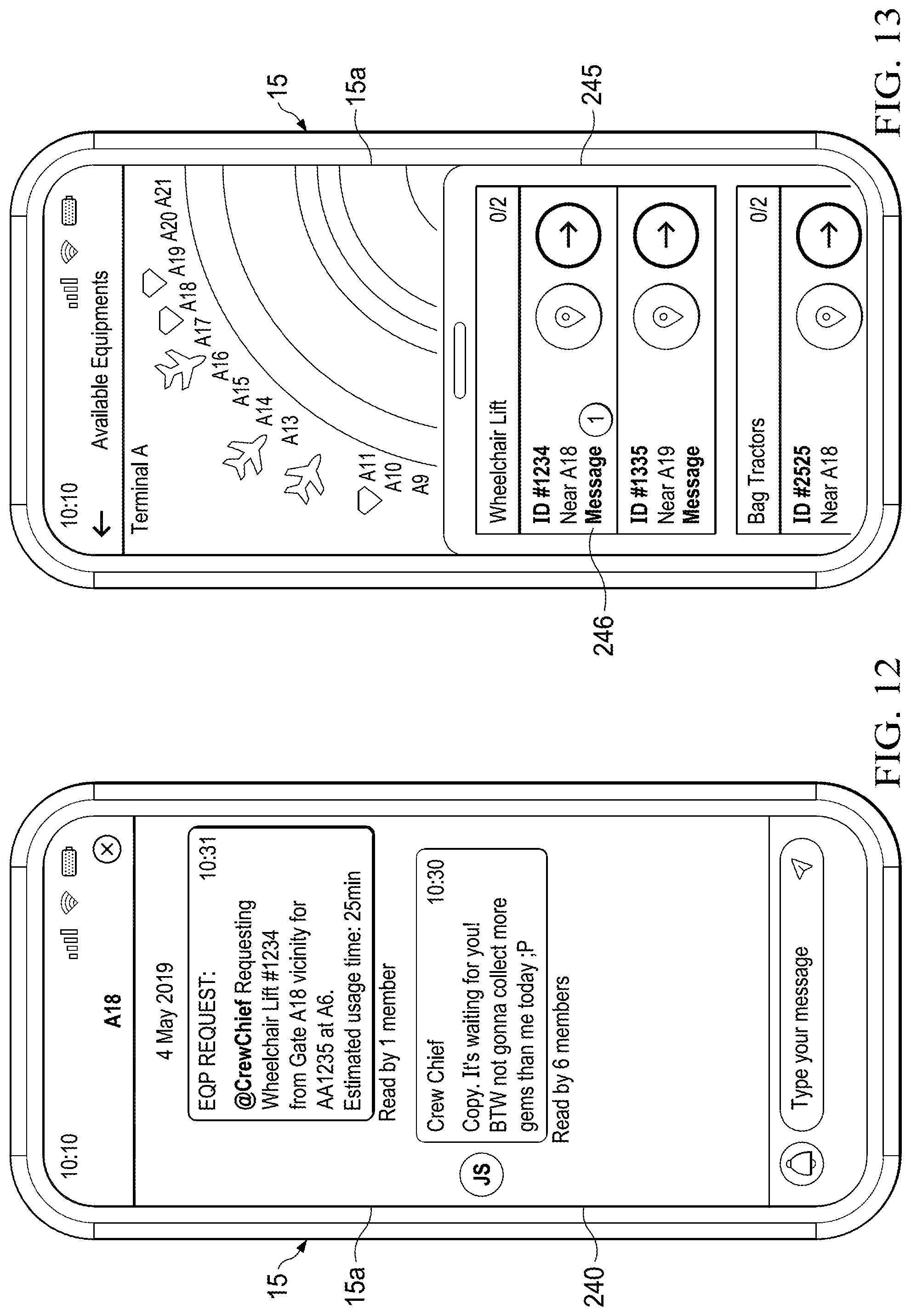 Patent US12101735 Figure 8 – Mobile ground equipment location monitoring systems and methods
