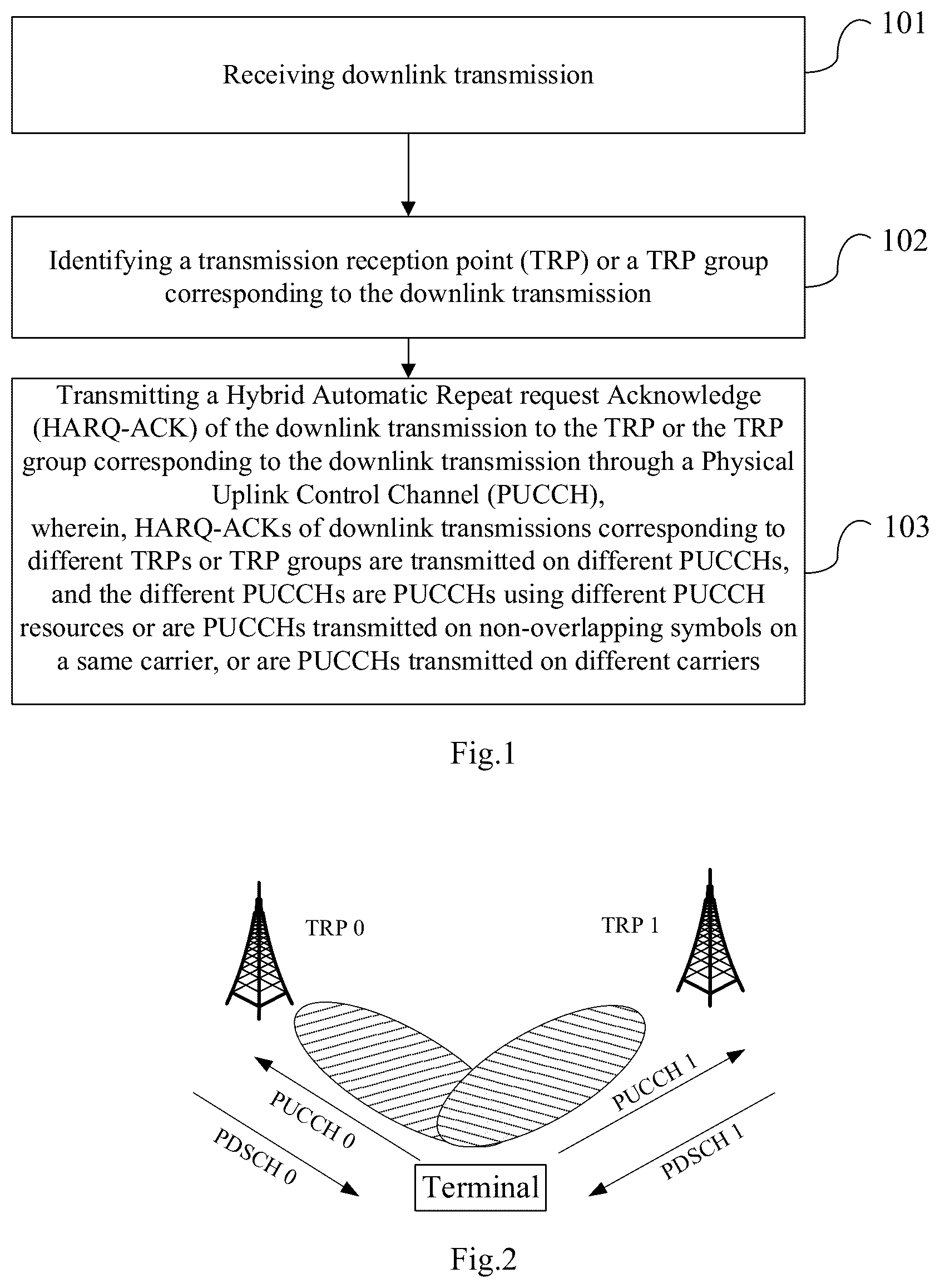 Patent US12101762 — Information transmission method, apparatus and device — Figure 1