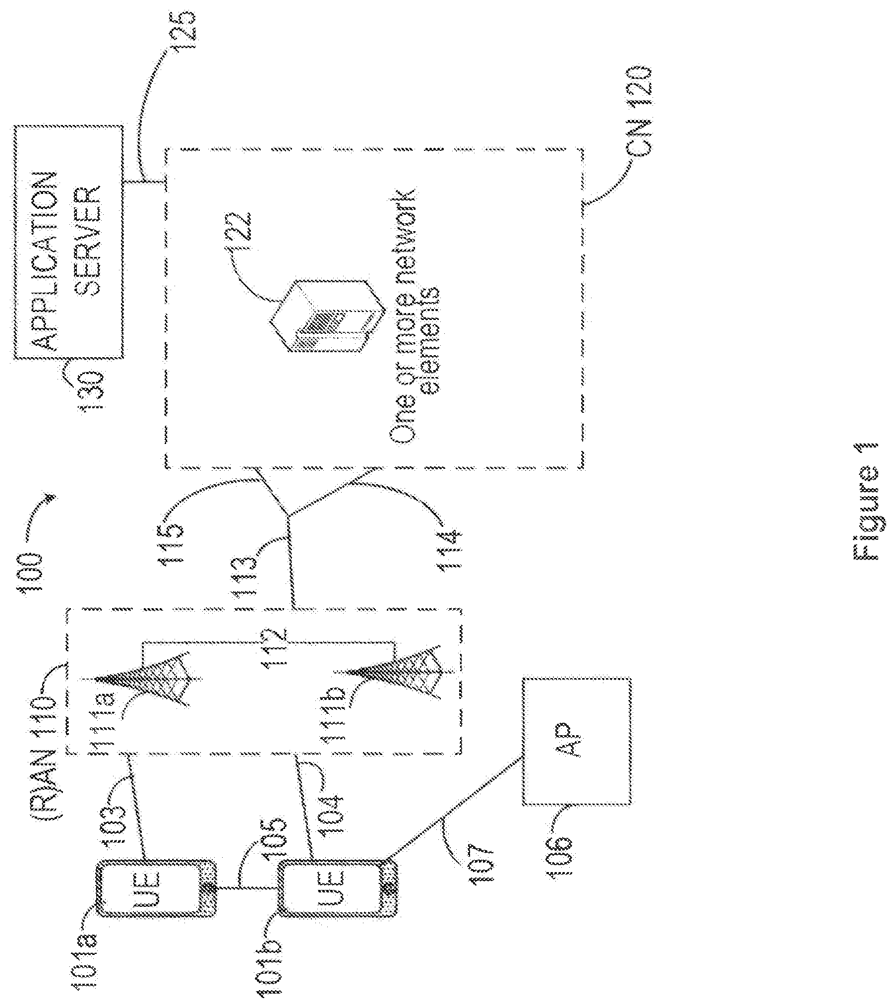 Patent US12101763 Figure 1 – Intra-UE multiplexing in new radio systems