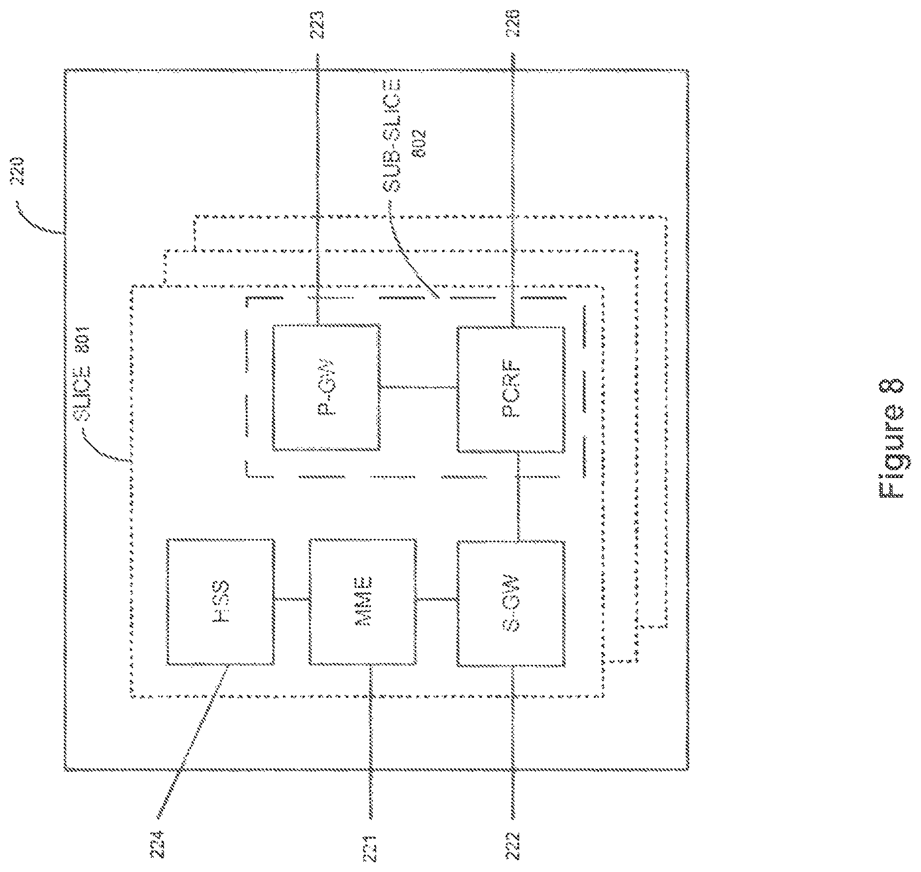 Patent US12101763 Figure 8 – Intra-UE multiplexing in new radio systems