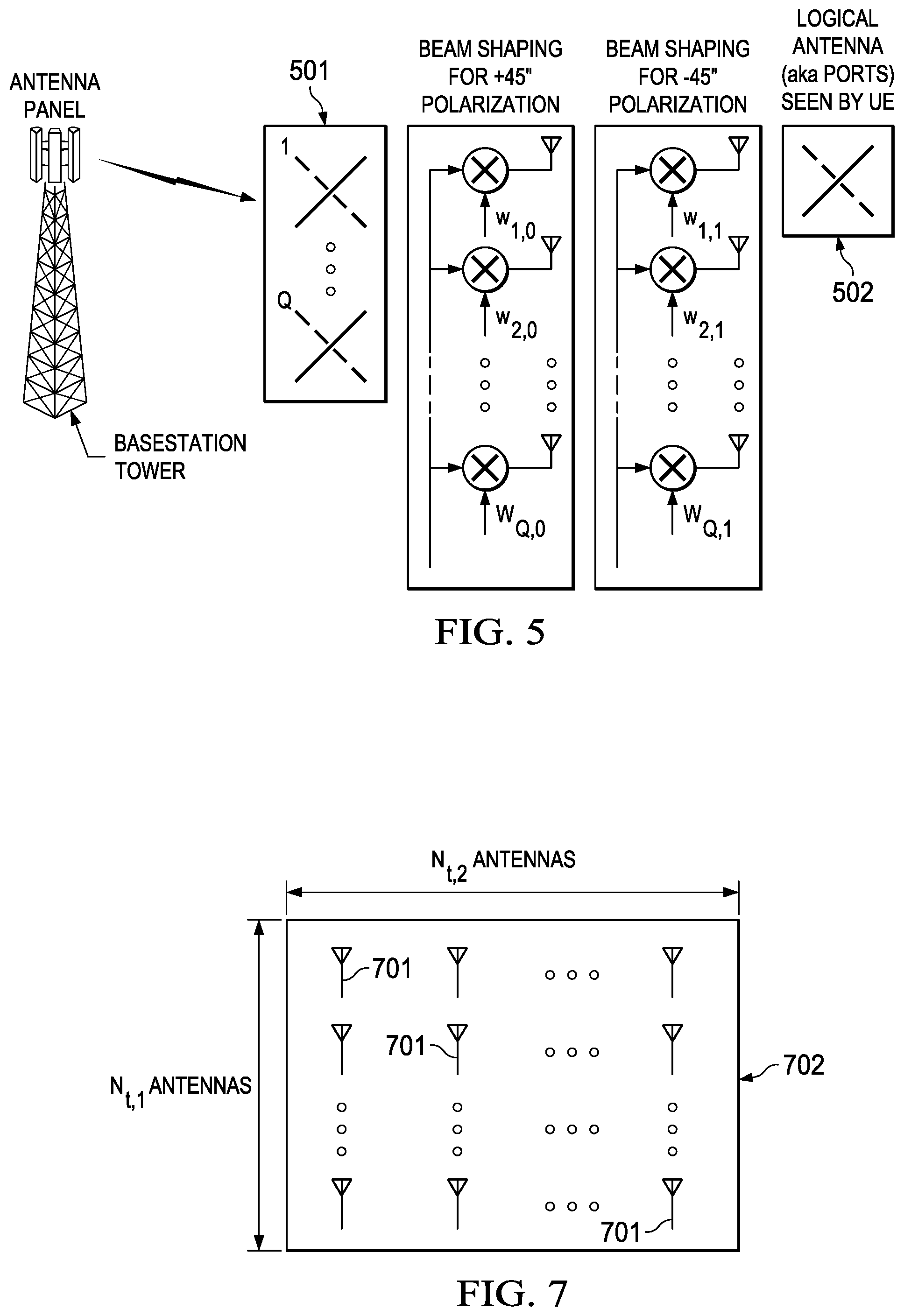 Patent US12101777 Figure 5 – Reference signal for 3D MIMO in wireless communication systems