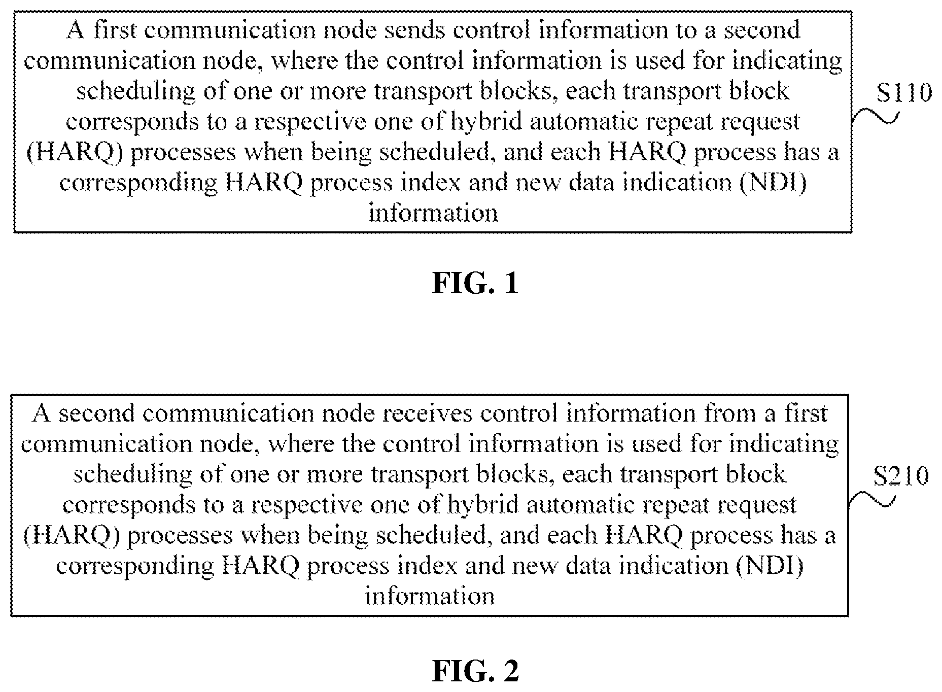 Patent US12101784 — Control information indicating method, communication node and computer readable storage medium — Figure 1