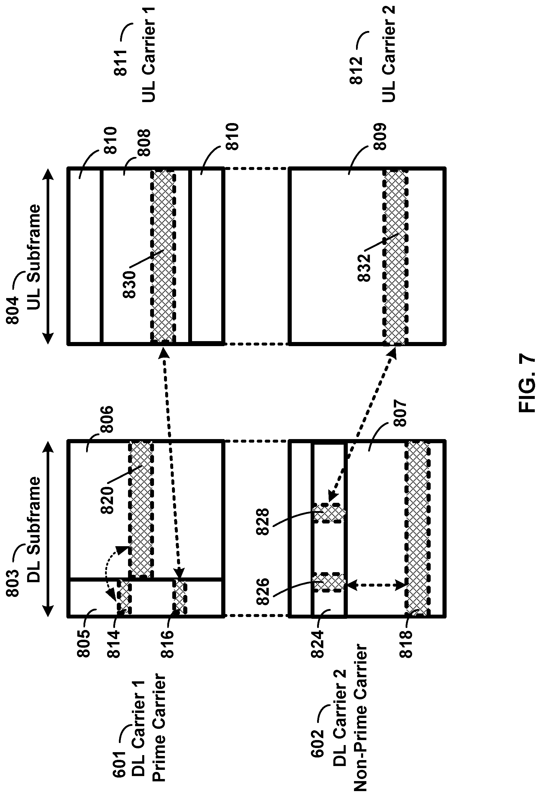 Patent US12101786 Figure 7 – Carrier information transmission to wireless devices