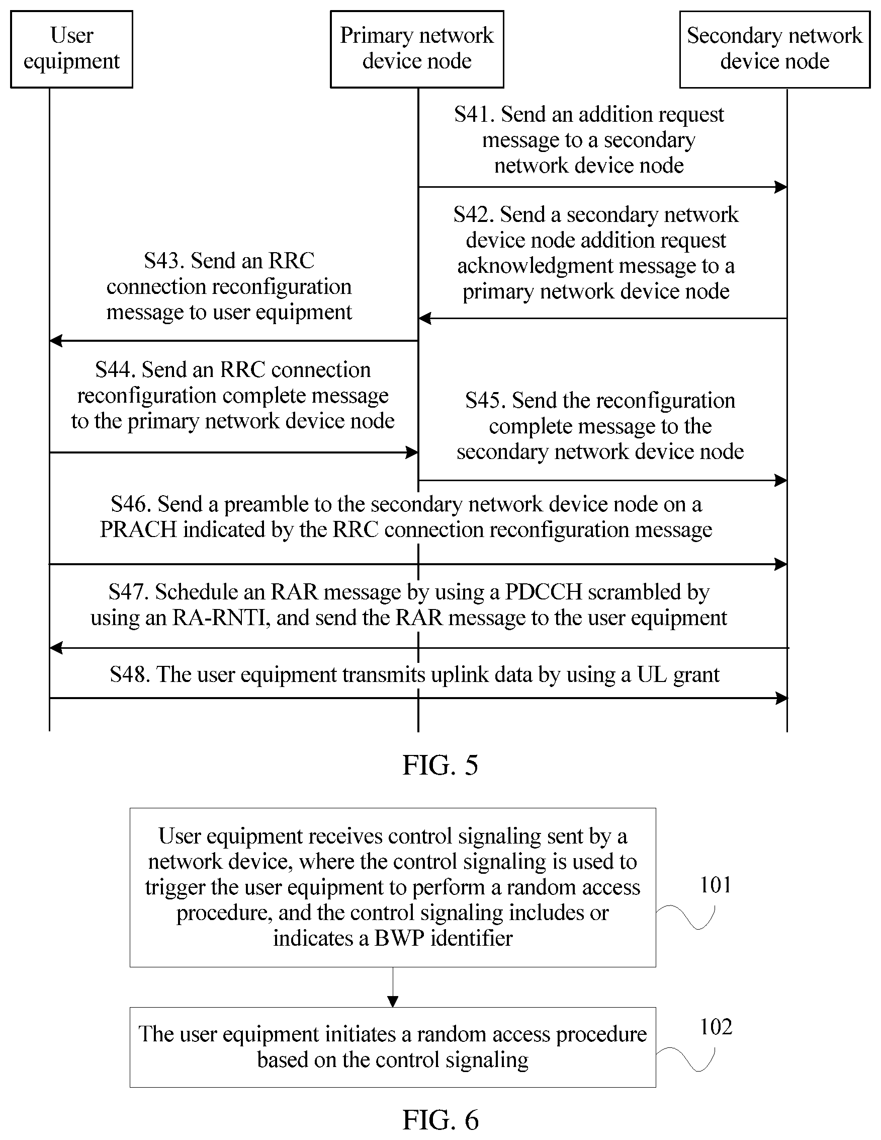 Patent US12101822 Figure 5 – Random access method and device