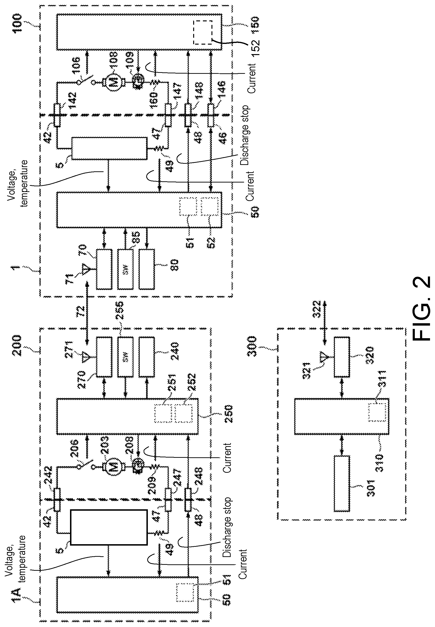 Patent US12101830 Figure 2 – Battery pack and electric device system