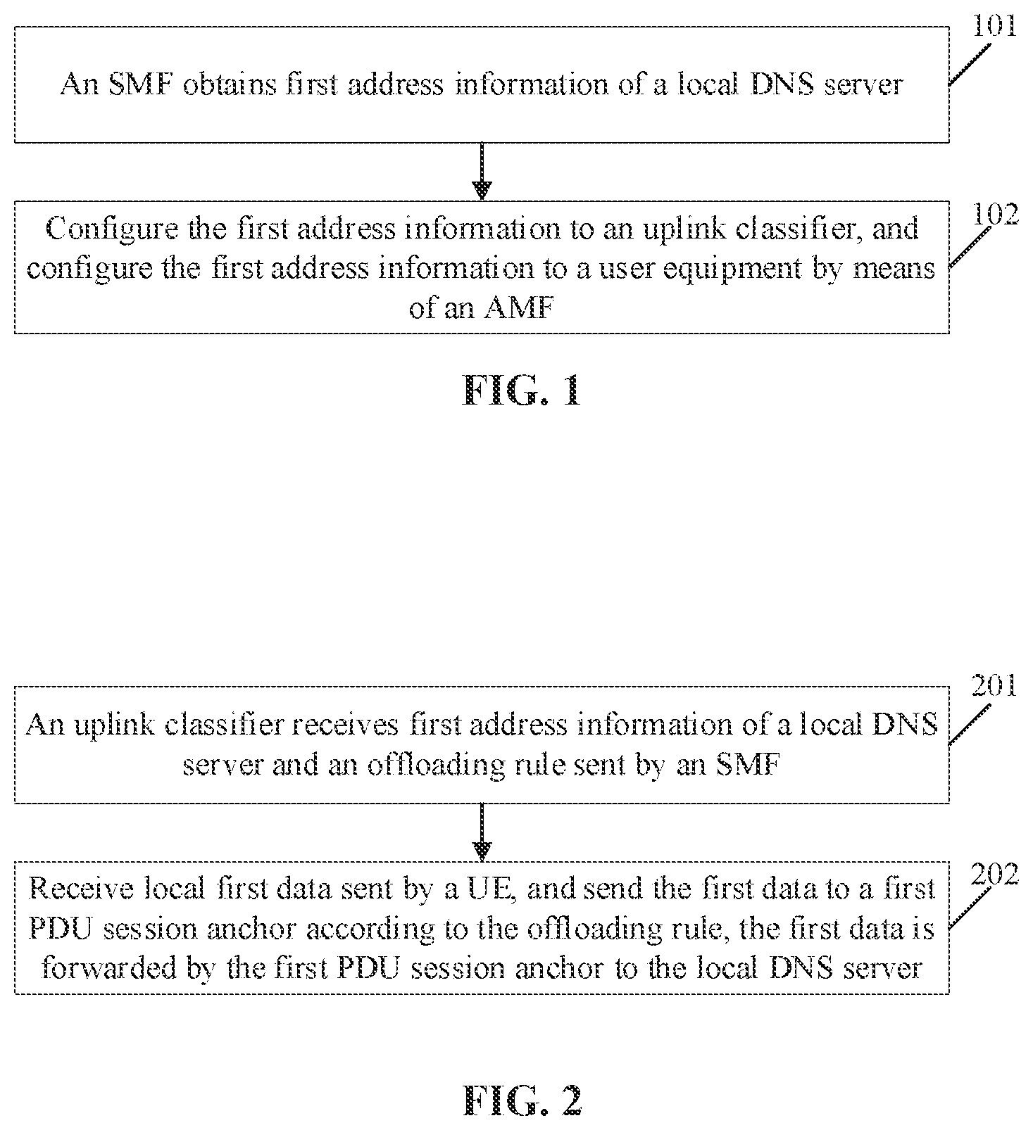 Patent US12101839 Figure 1 – Information processing method and related network device