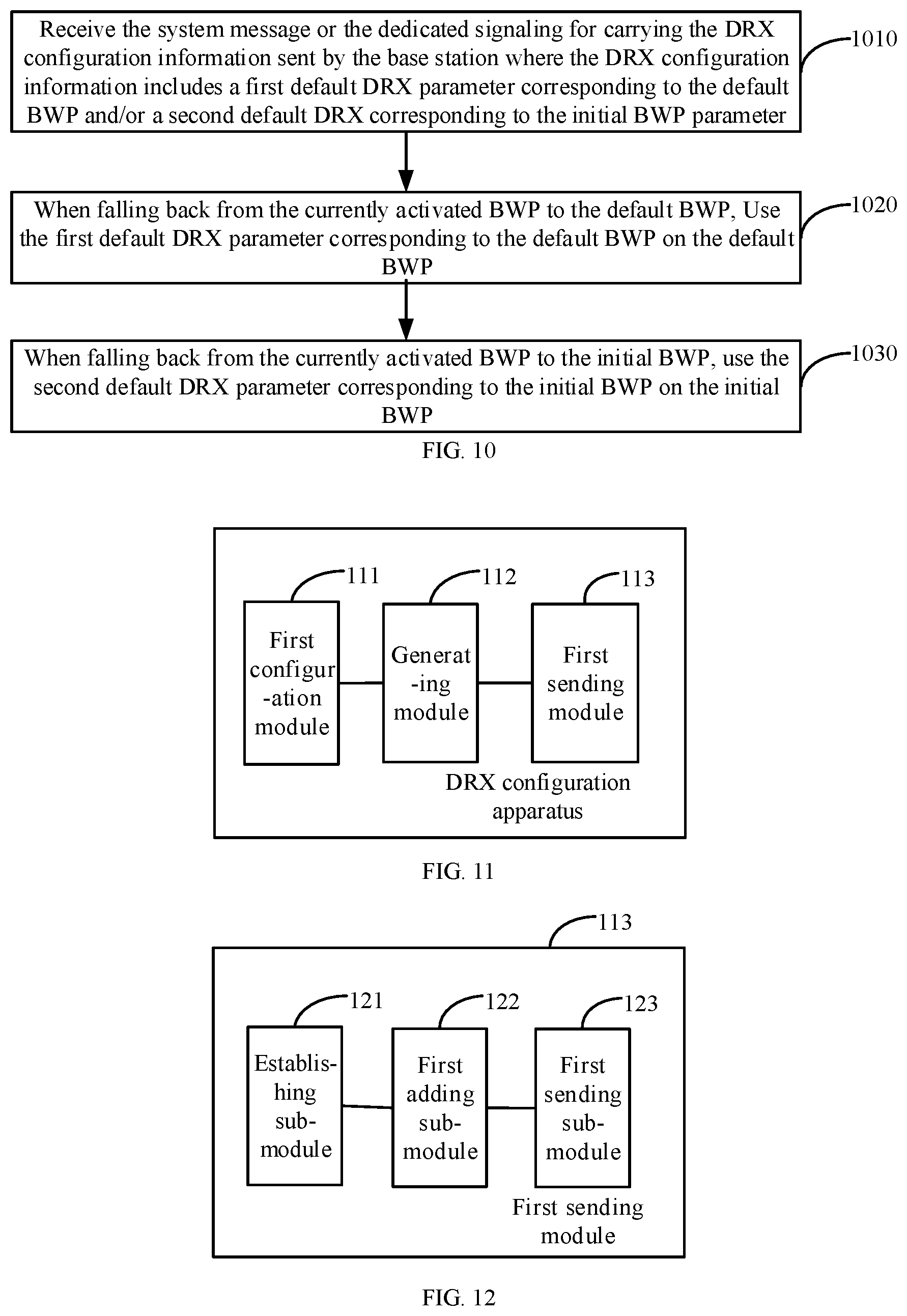 Patent US12101842 Figure 4 – Discontinuous reception configuration method and device