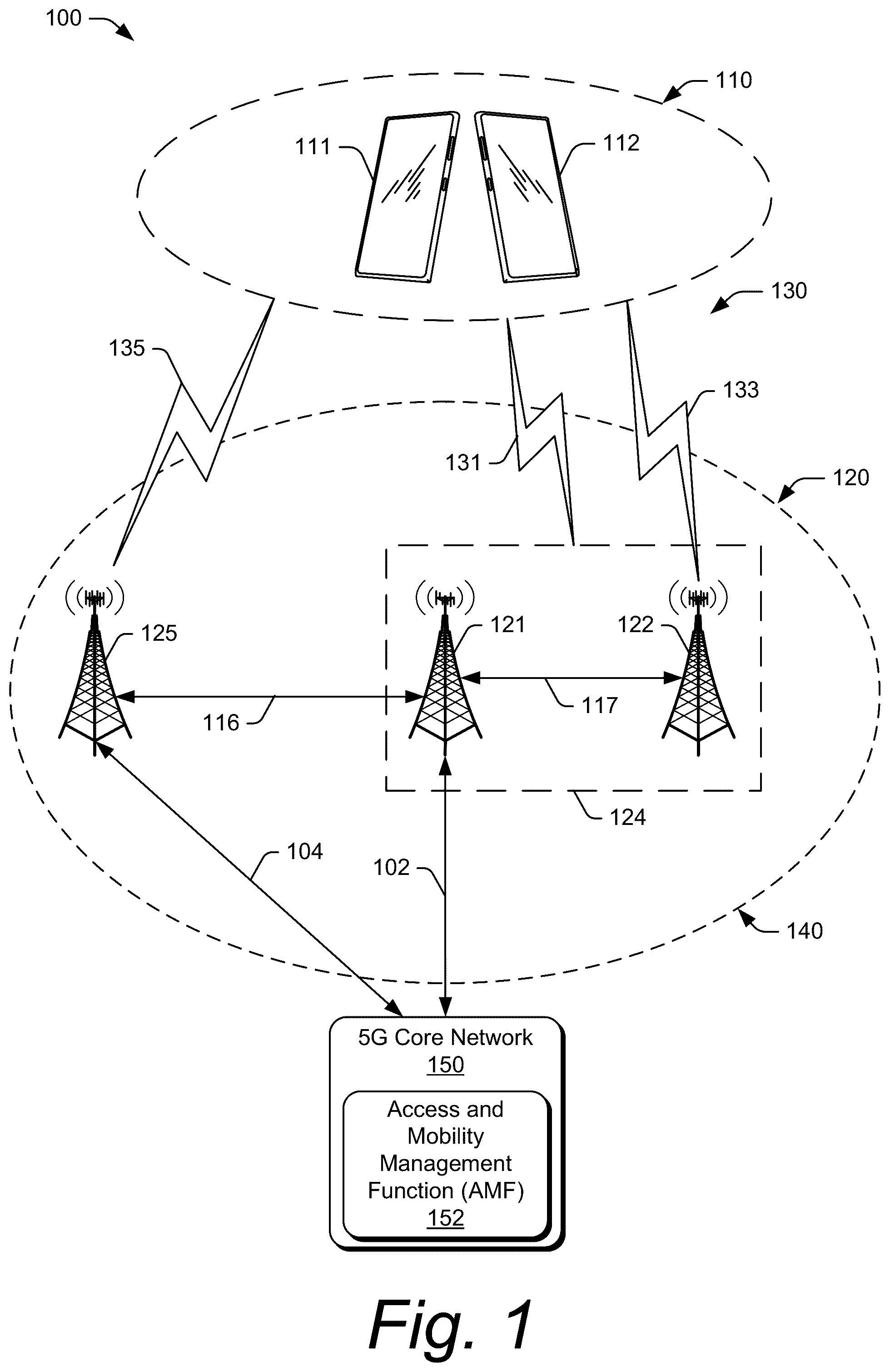 Patent US12101846 Figure 1 – Method for handling a radio resource control cell group configuration