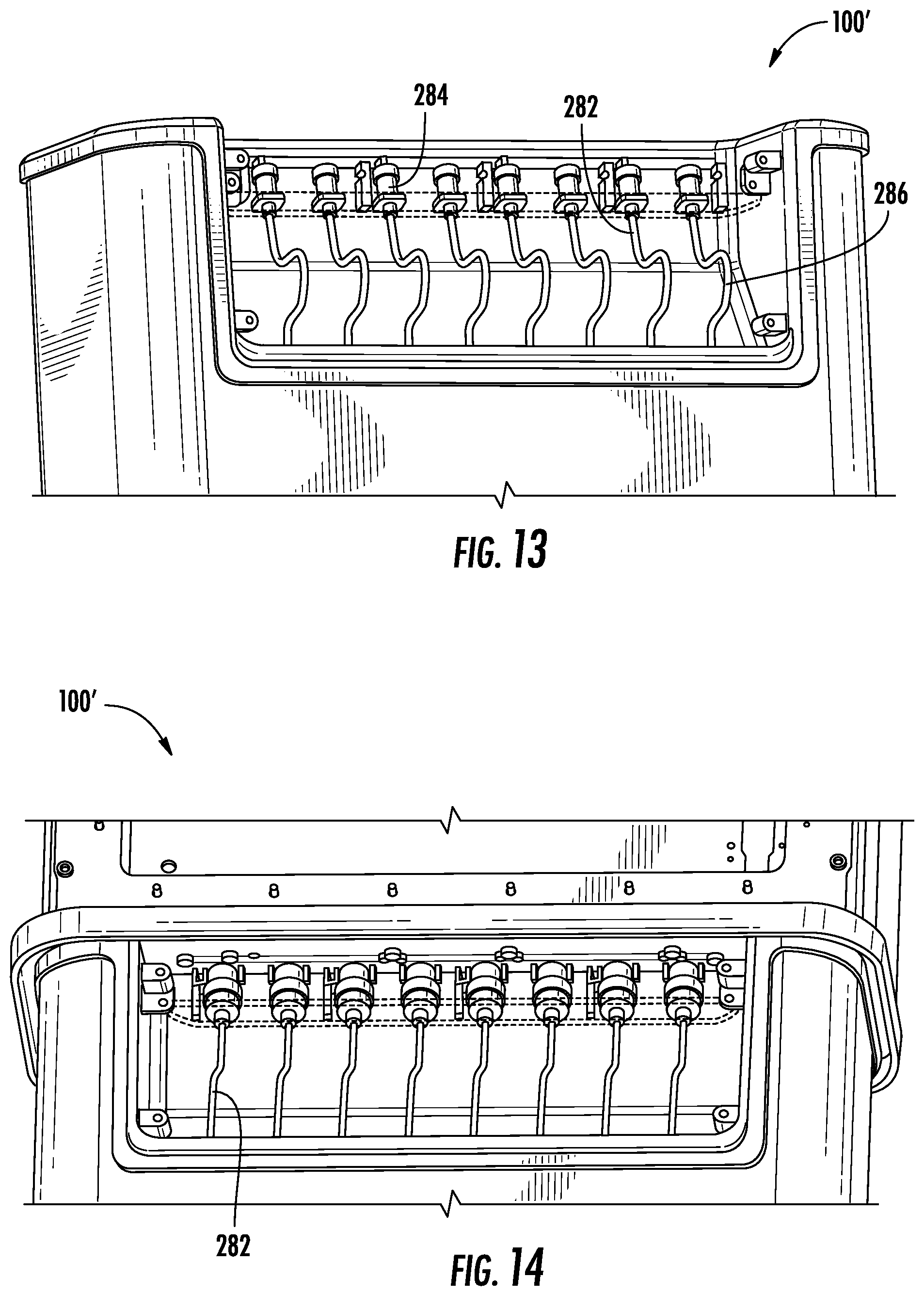 Patent US12101853 Figure 7 – Base station antenna units having arrays spanning multiple antennas that are connected by jumper cables