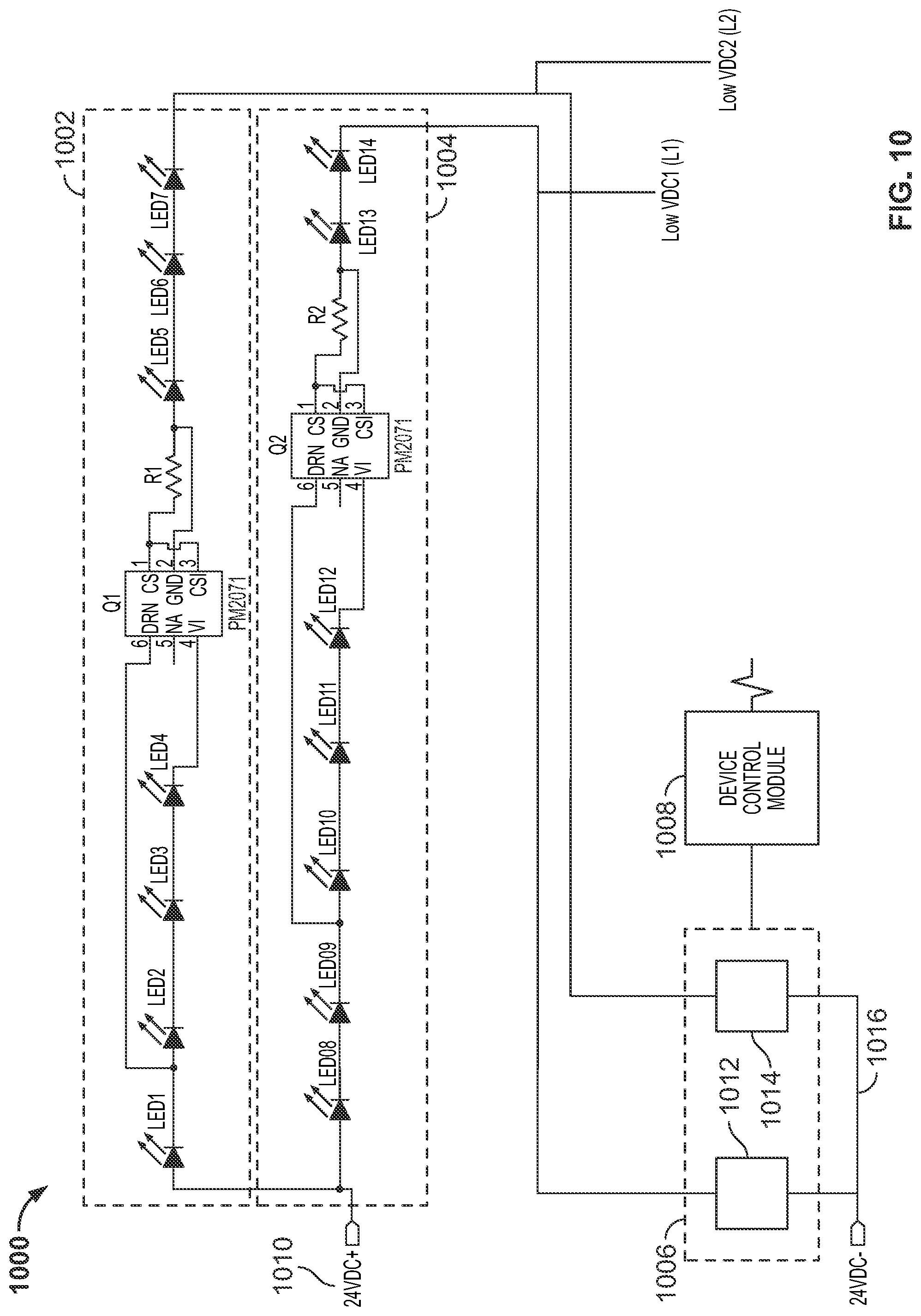 Patent US12101858 Figure 10 – Dim-to-warm lighting
