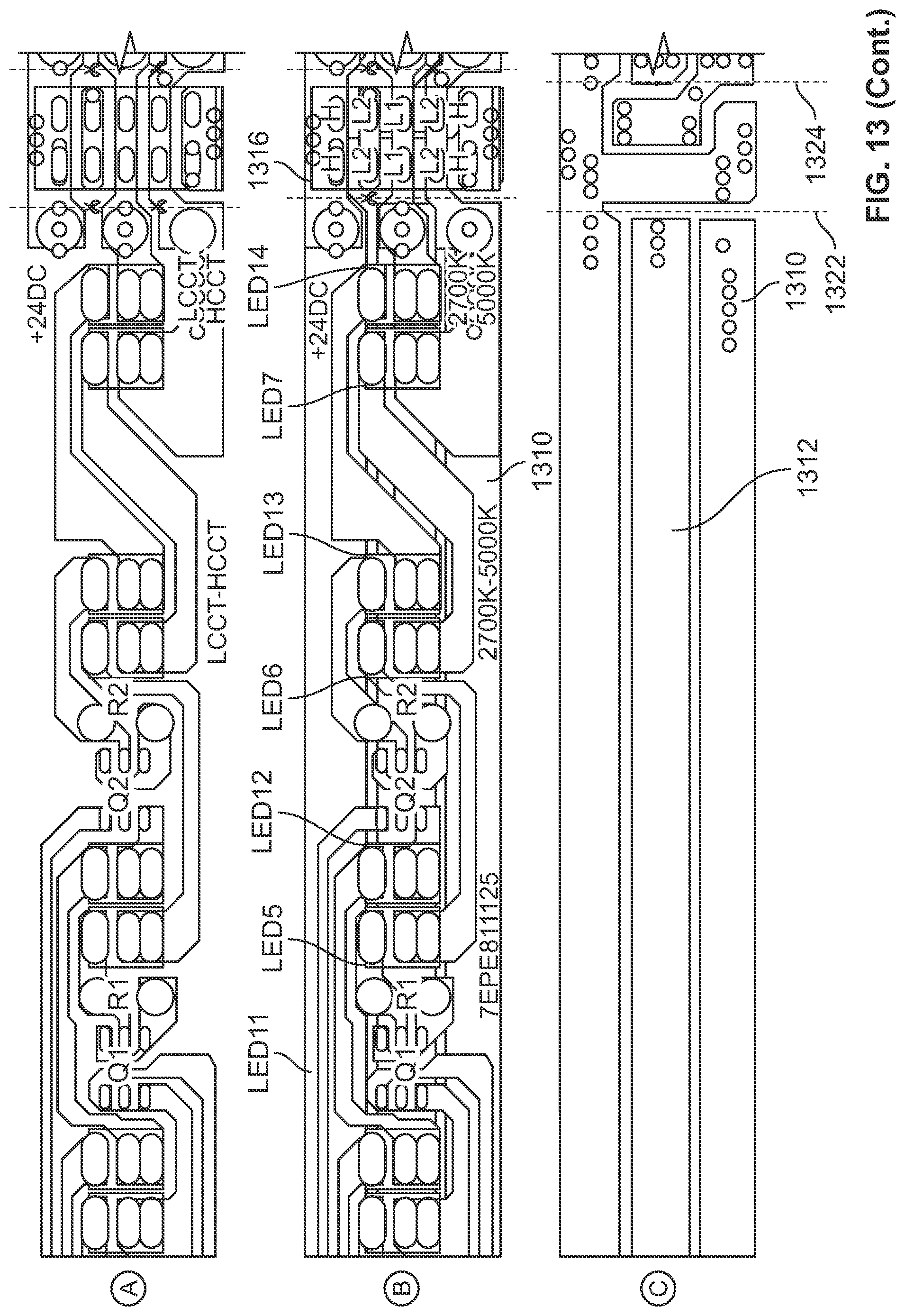Patent US12101858 Figure 14 – Dim-to-warm lighting