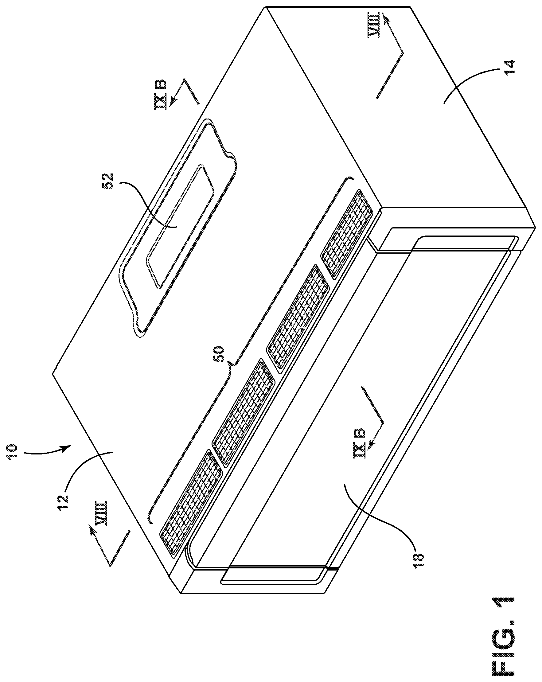 Patent US12101865 Figure 1 – Combination microwave and hood system