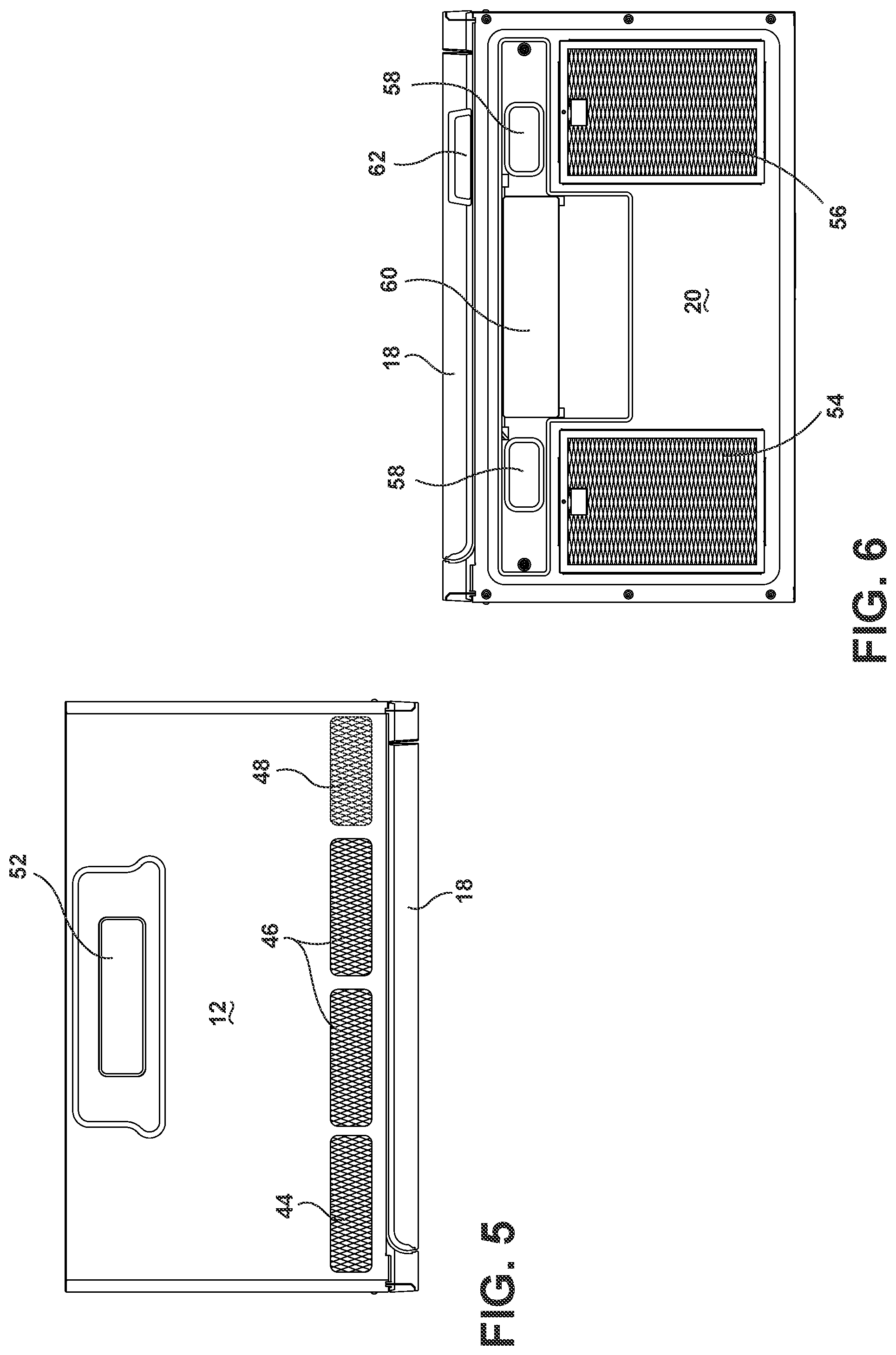 Patent US12101865 Figure 5 – Combination microwave and hood system
