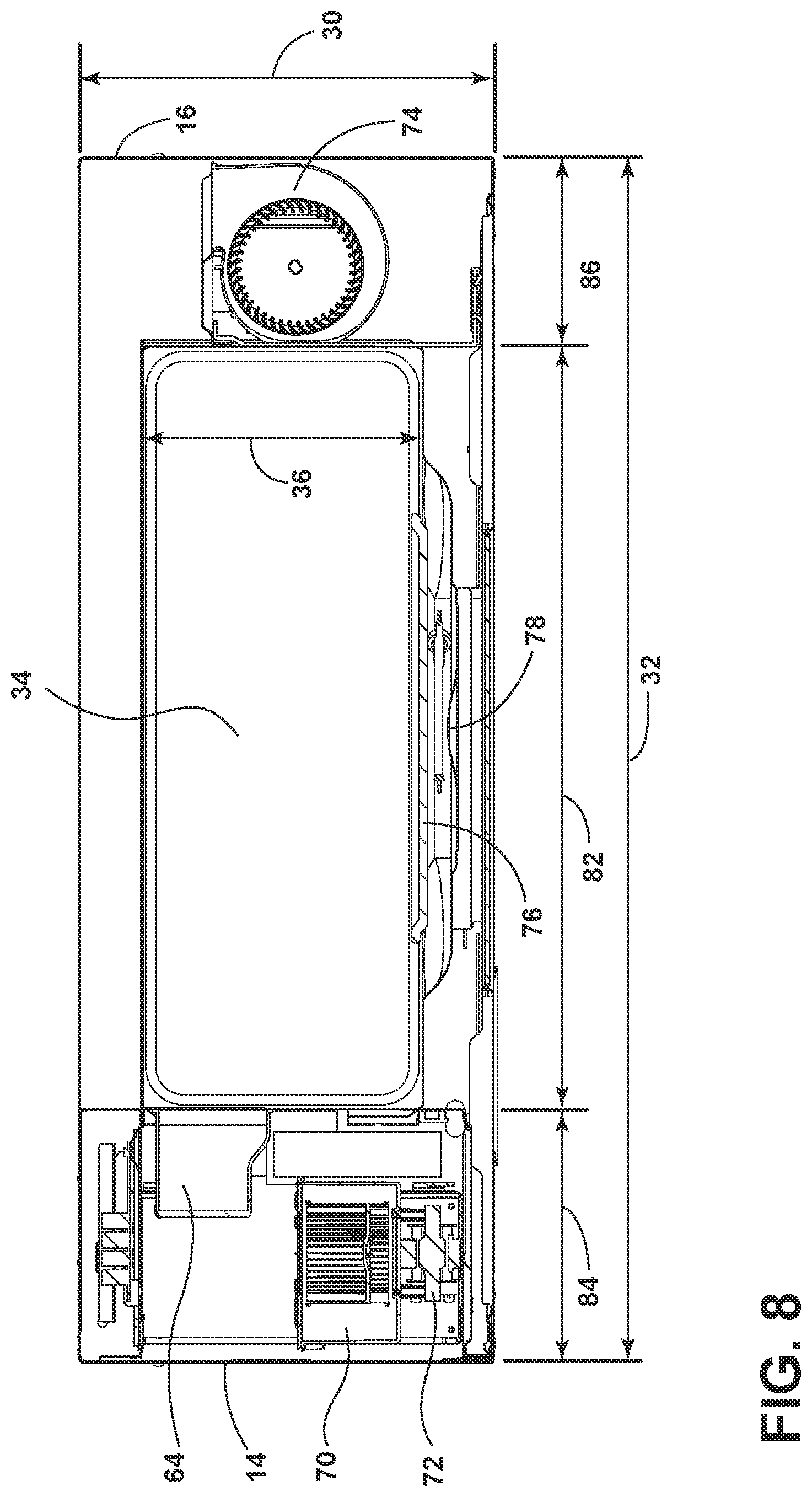 Patent US12101865 Figure 7 – Combination microwave and hood system