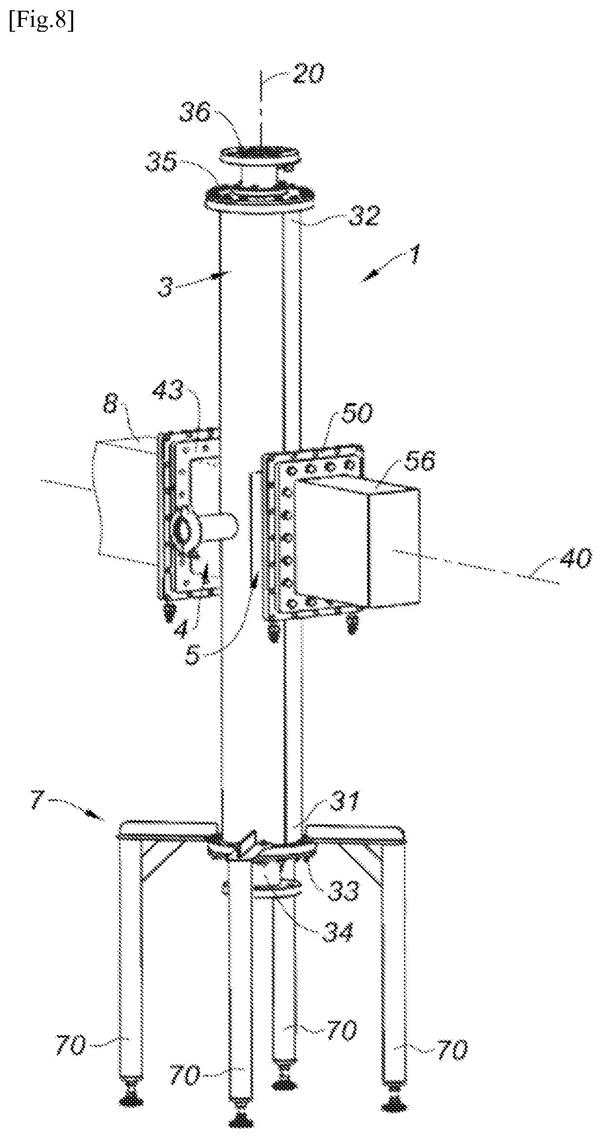 Patent US12101867 Figure 5 – Microwave reactor for continuous treatment by microwaves of a flowing fluid medium