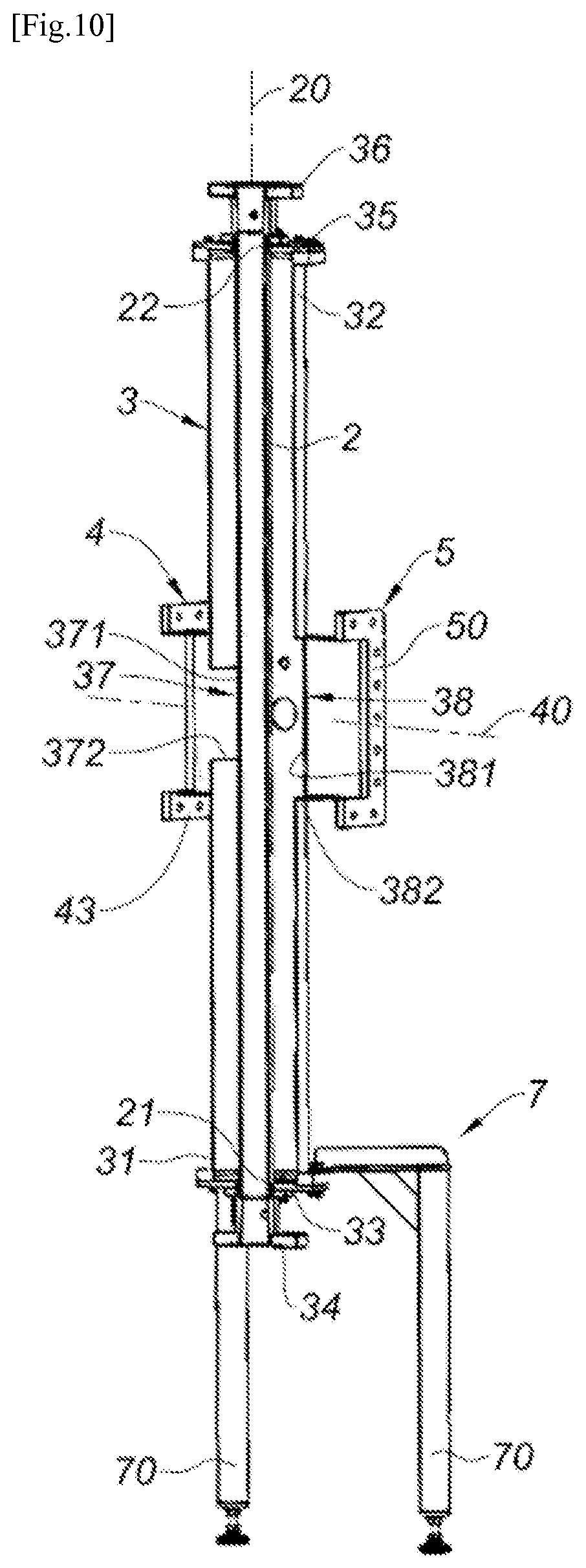 Patent US12101867 Figure 7 – Microwave reactor for continuous treatment by microwaves of a flowing fluid medium