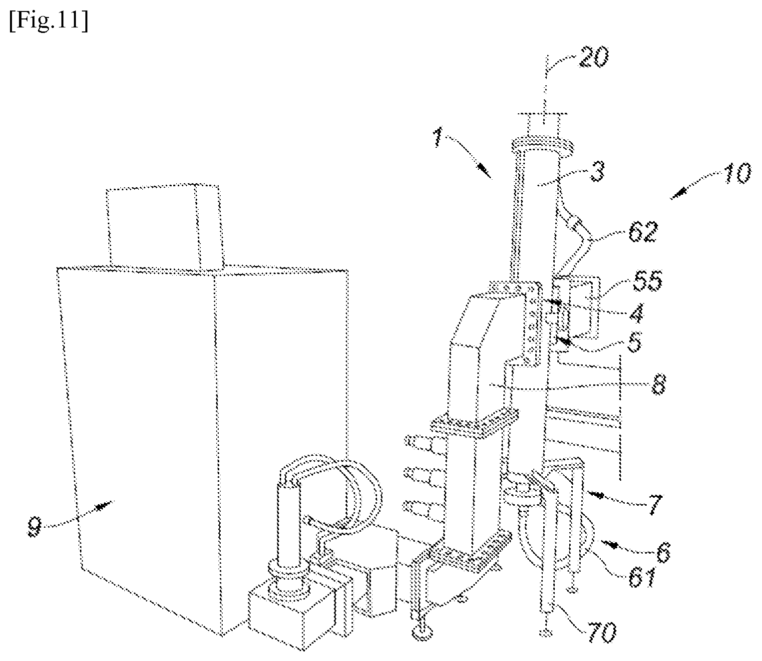 Patent US12101867 Figure 8 – Microwave reactor for continuous treatment by microwaves of a flowing fluid medium