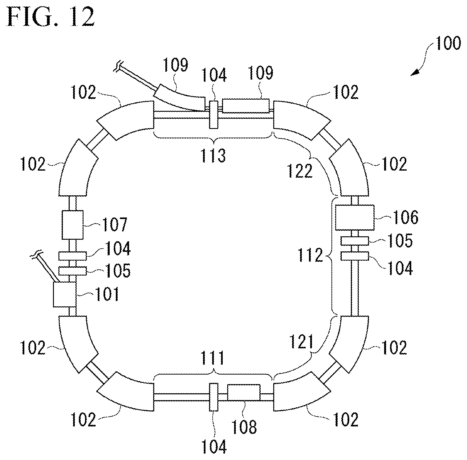 Patent US12101869 Figure 11 – Particle accelerator and particle beam therapy apparatus