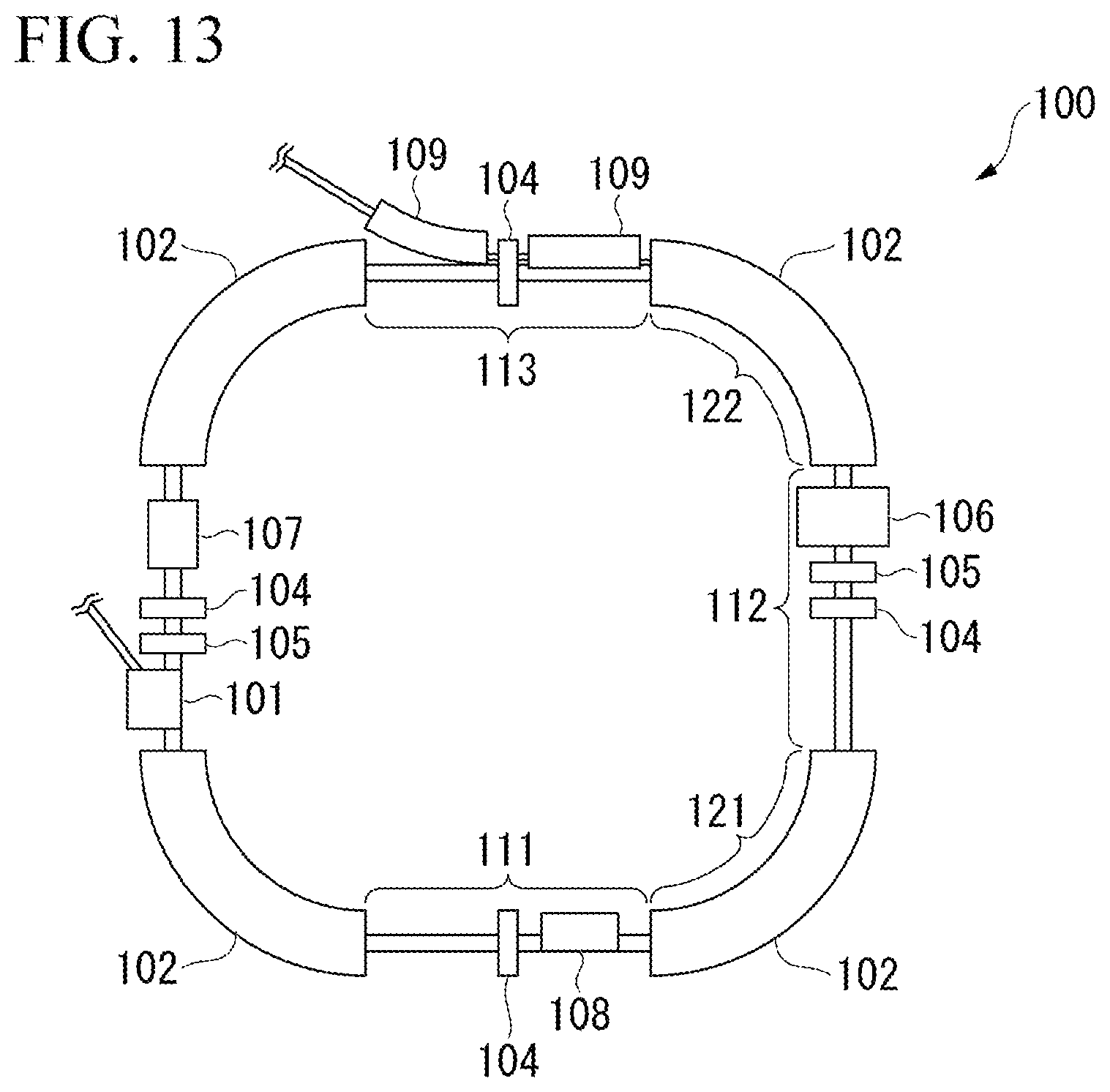 Patent US12101869 Figure 12 – Particle accelerator and particle beam therapy apparatus
