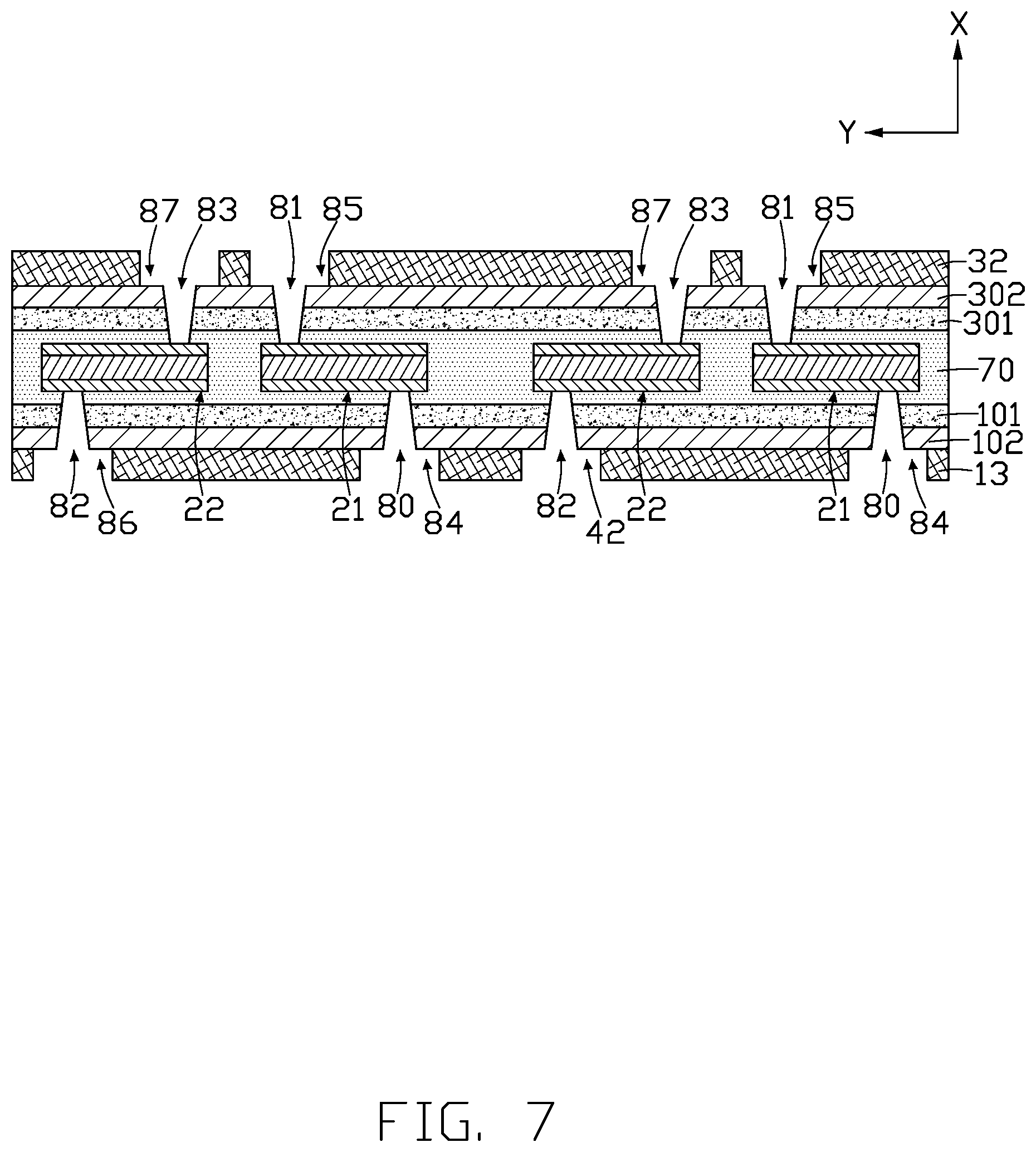 Patent US12101871 Figure 7 – Circuit board using thermocouple to dissipate generated heat and method for manufacturing the same
