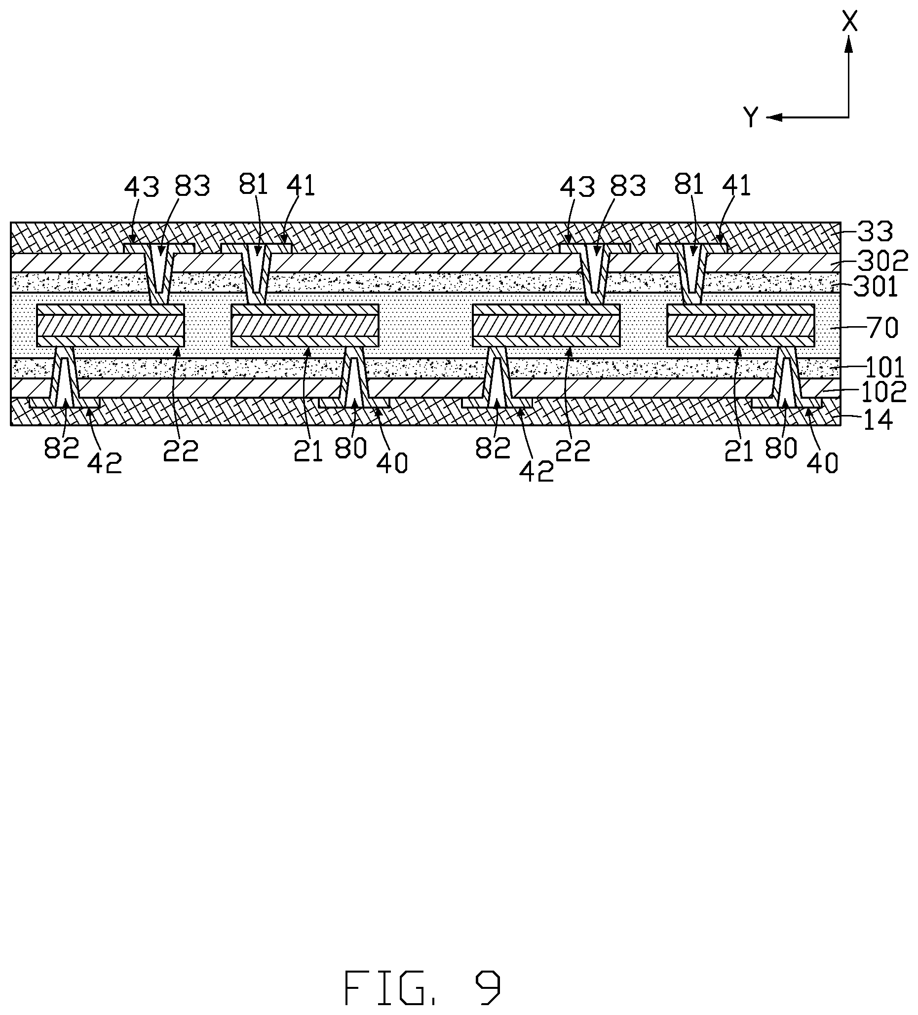 Patent US12101871 Figure 9 – Circuit board using thermocouple to dissipate generated heat and method for manufacturing the same
