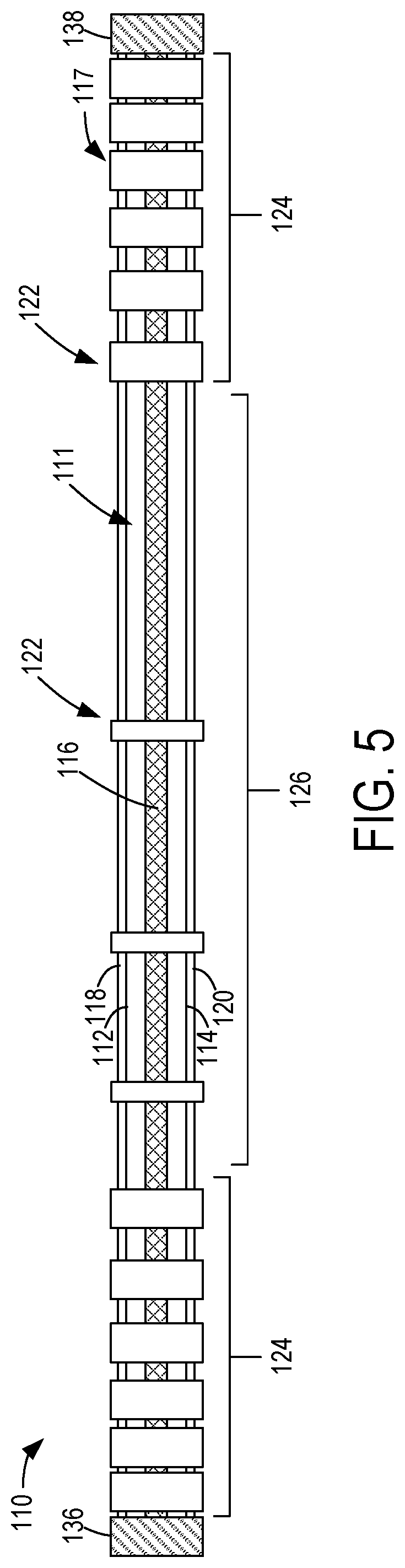 Patent US12101873 Figure 5 – Flexible printed circuit cable assembly with electromagnetic shielding