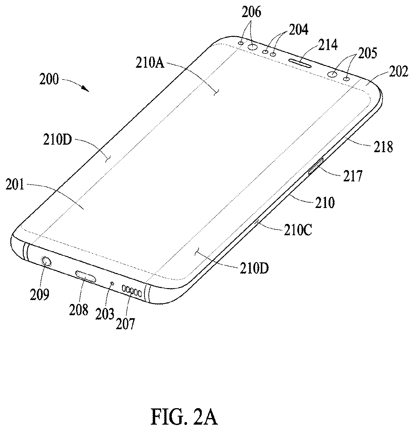 Patent US12101874 Figure 2 – Rigid flexible printed circuit board and electronic device including the same