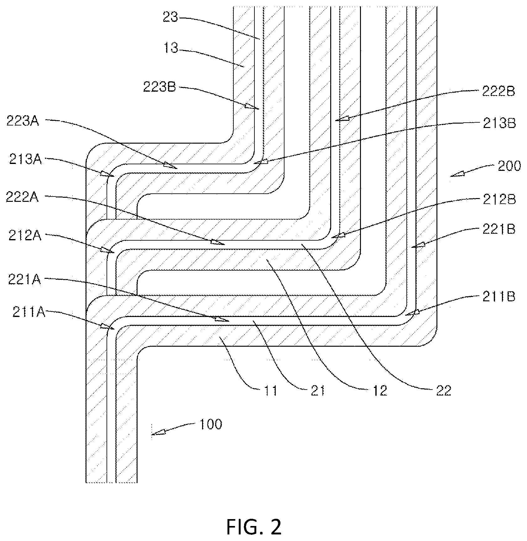 Patent US12101882 Figure 2 – Flexible circuit board and wireless terminal comprising same