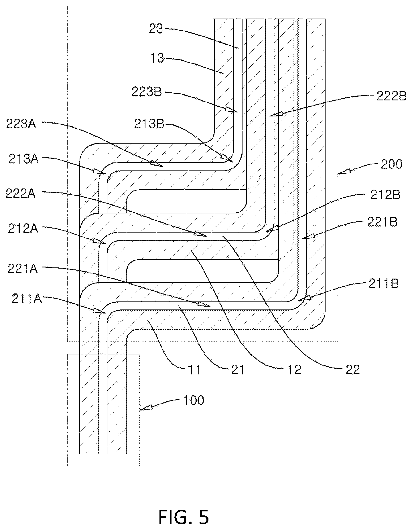 Patent US12101882 Figure 5 – Flexible circuit board and wireless terminal comprising same
