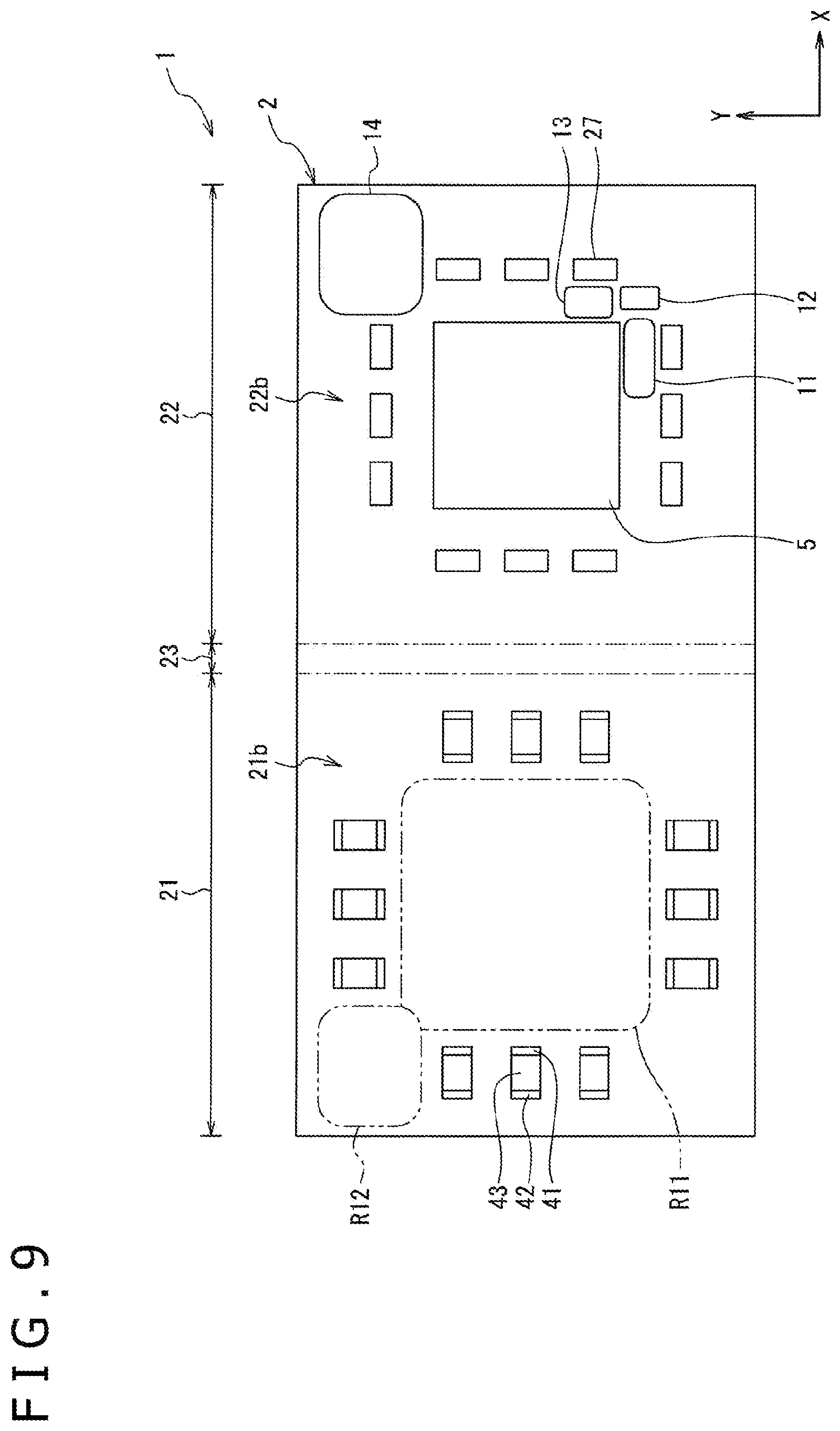 Patent US12101886 Figure 7 – Electronic apparatus and substrate