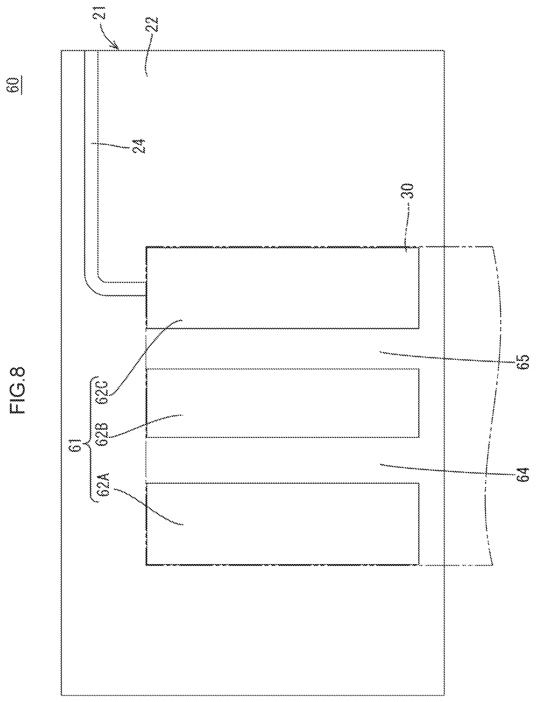 Patent US12101888 Figure 8 – Flexible printed circuit board, wiring module, flexible printed circuit board including terminal, and power storage module