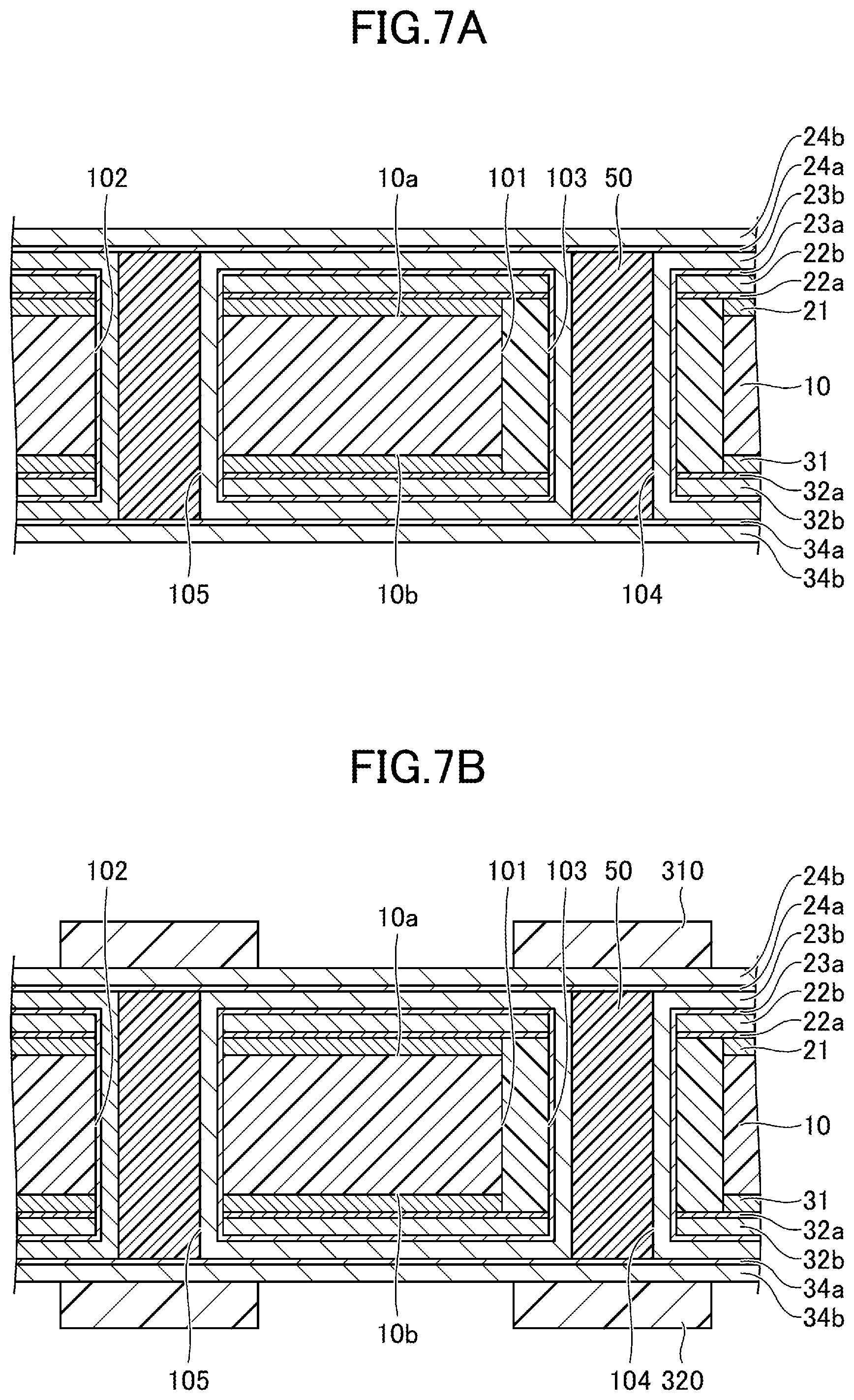 Patent US12101894 Figure 7 – Wiring board